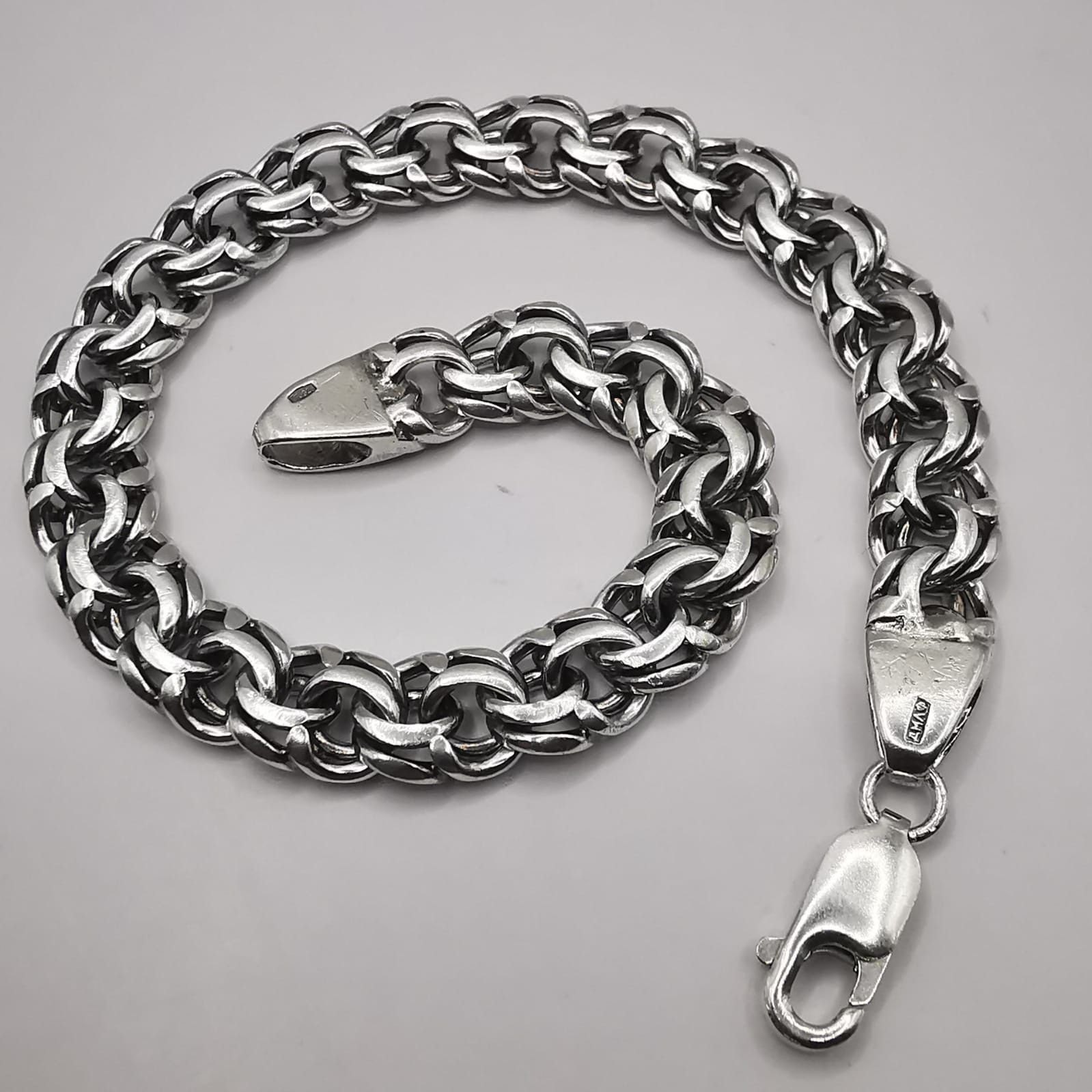 Sterling Silver Vintage Bracelet Jewelry,925 Sterling Silver 20,77g Size ONE SIZE - 2 Thumbnail