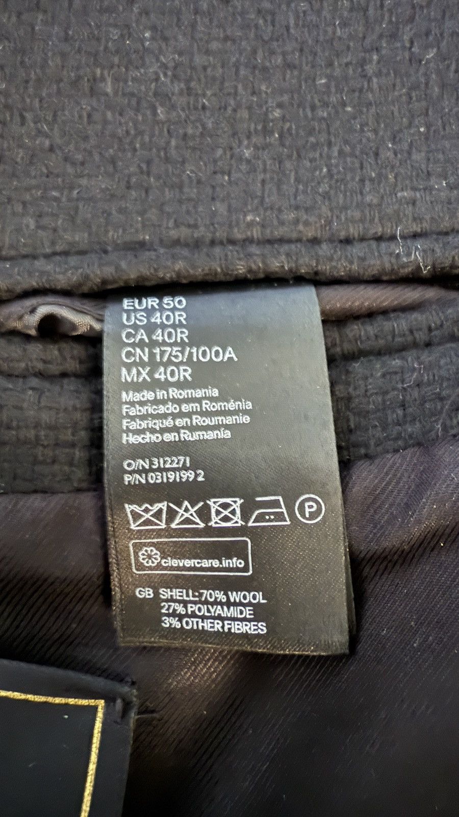 Balmain × H&M Balmain x H&M Wool Military Coat – Black – IT 50 / US 40 Size US M / EU 48-50 / 2 - 11 Thumbnail