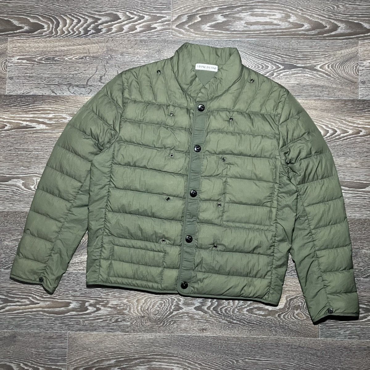 Vintage STONE ISLAND Modular Raso Gommato Down Liner Jacket