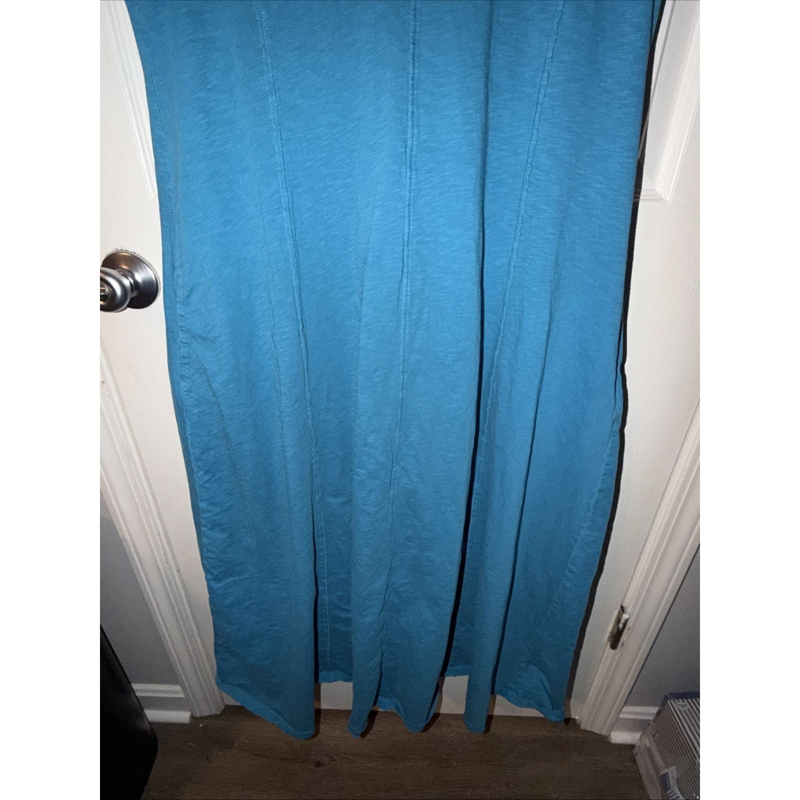 Soft Surroundings Soft Surroundings Women Teal Blue XL Maxi Dress Pockets Size XL / US 12-14 / IT 48-50 - 9 Thumbnail