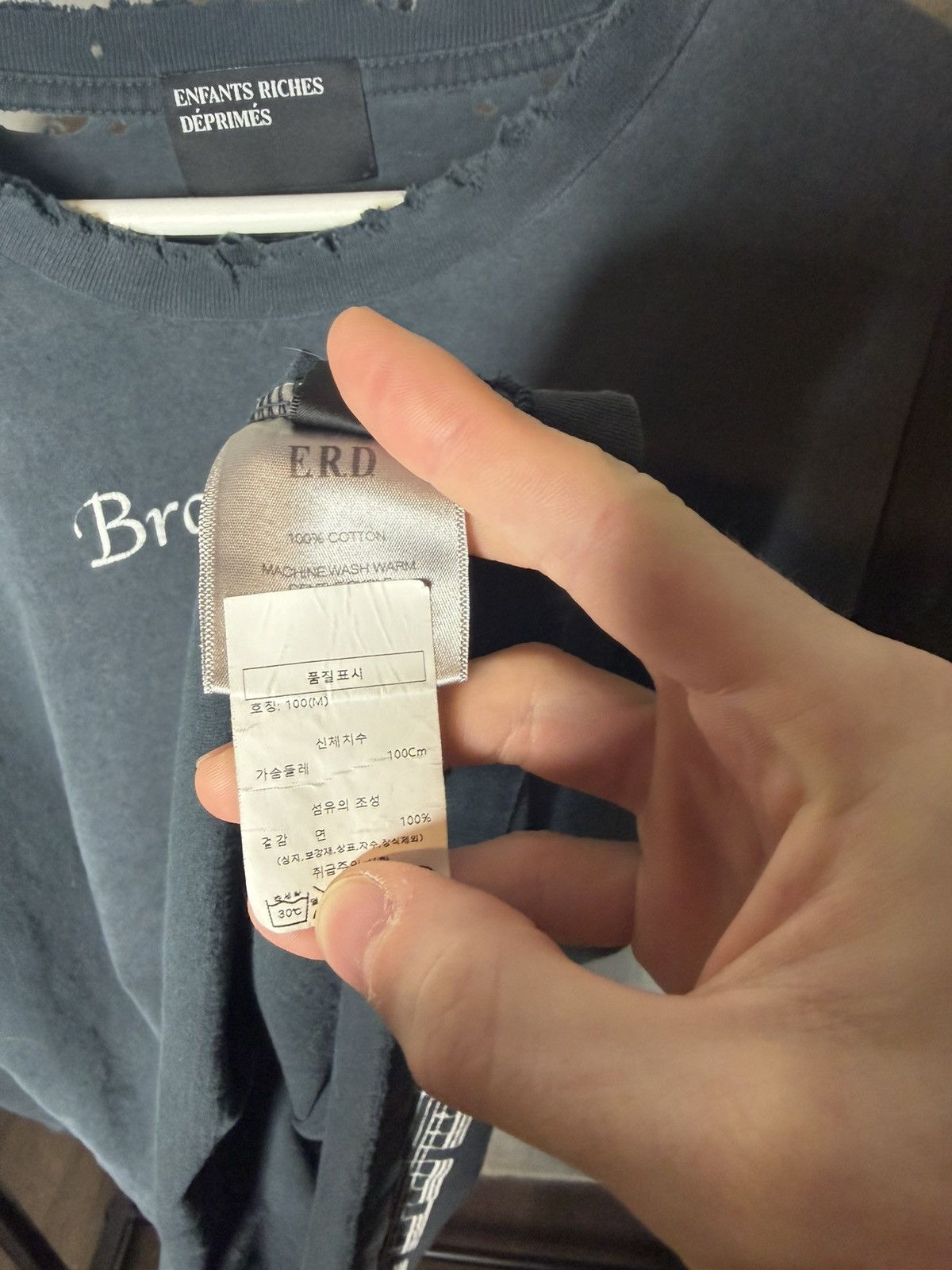 Enfants Riches Deprimes HOLIDAY EXCLUSIVE GRAIL BROTHERHOOD OF SLEEP LONGSLEEVE Size US M / EU 48-50 / 2 - 7 Thumbnail