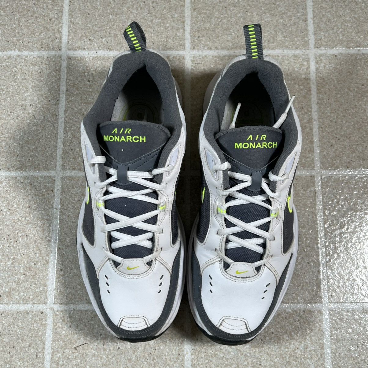 Nike Nike Air Monarch IV sz 10.5 White Grey Green Walking Shoes Size US 10.5 / EU 43-44 - 3 Thumbnail