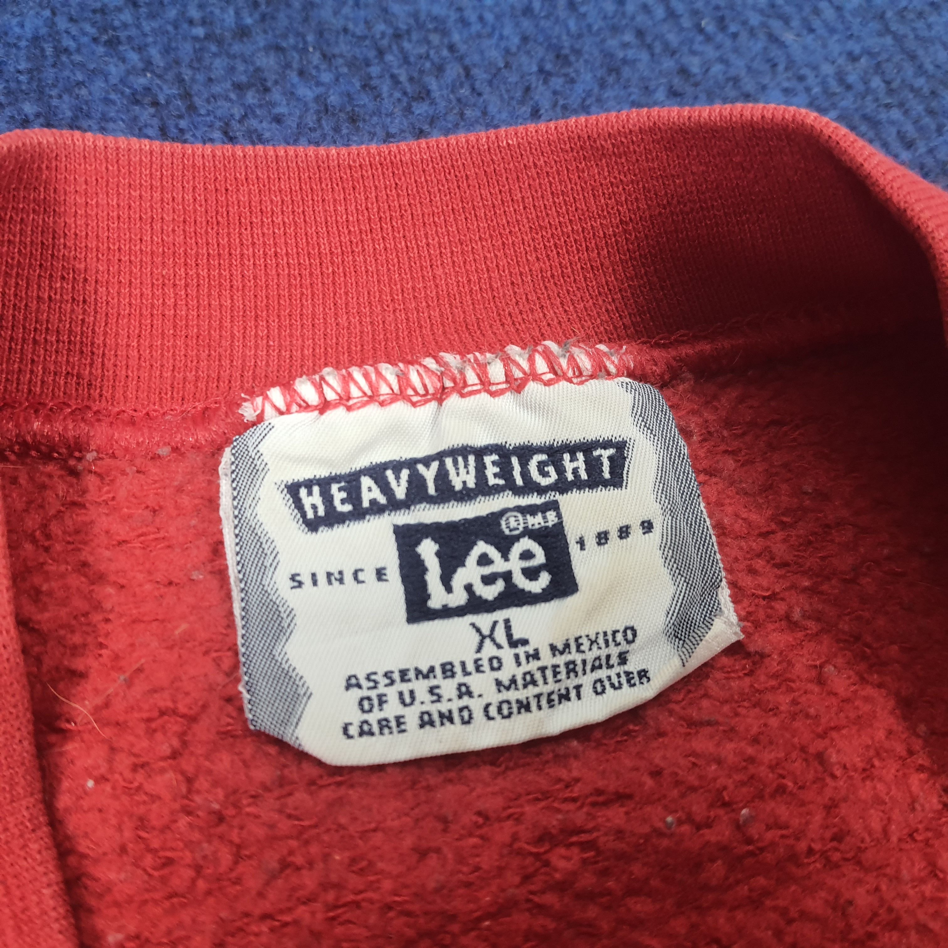Lee × Vintage Vintage Indiana Spell Out Embroidered Spell Out Sweatshirt Size US XL / EU 56 / 4 - 5 Thumbnail