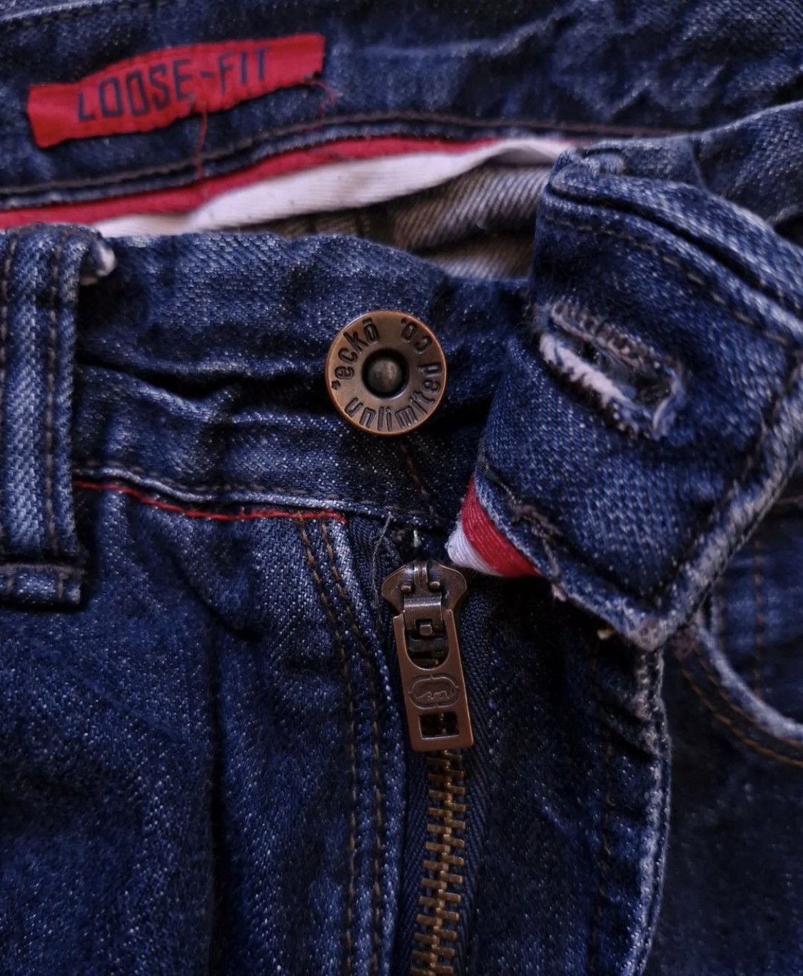 Ecko Unltd. × Rap Tees × Vintage Ecko Unltd vintage Baggy fit printed rap jeans size 30 Size US 30 / EU 46 - 9 Thumbnail