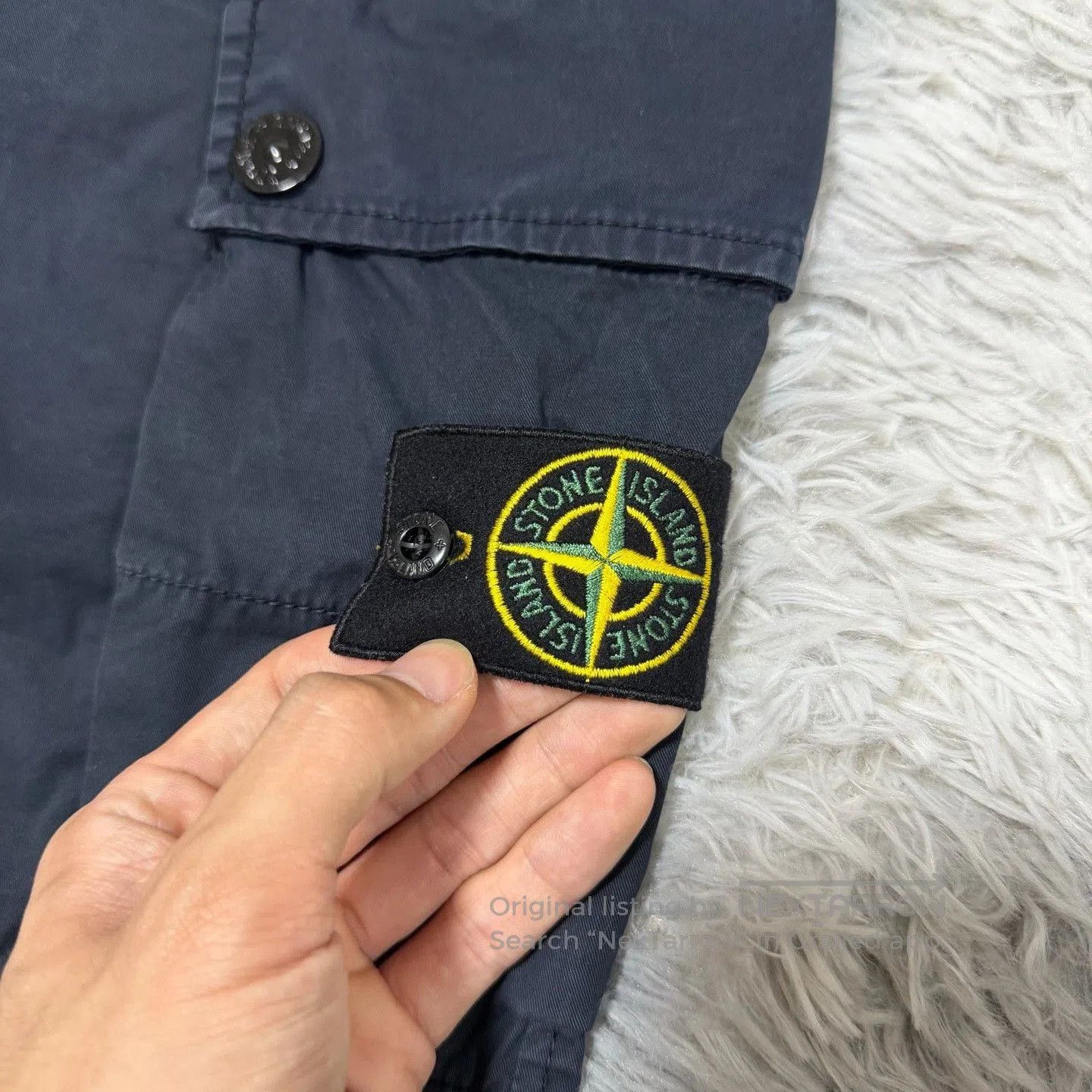 Stone Island Stone Island Washed Cargo Straight Pants. Size US 30 / EU 46 - 3 Thumbnail