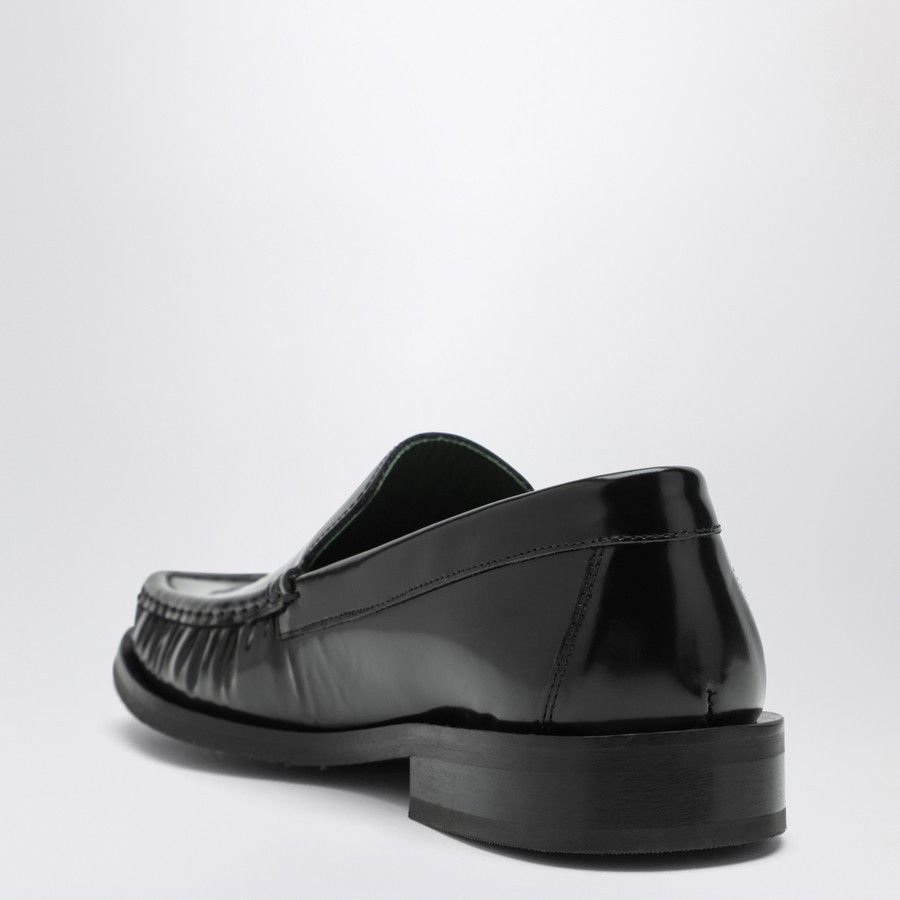 VINNY's o1d2blof1025 Leather Moccasins Shoes in Black Size US 12 / EU 45 - 5 Thumbnail