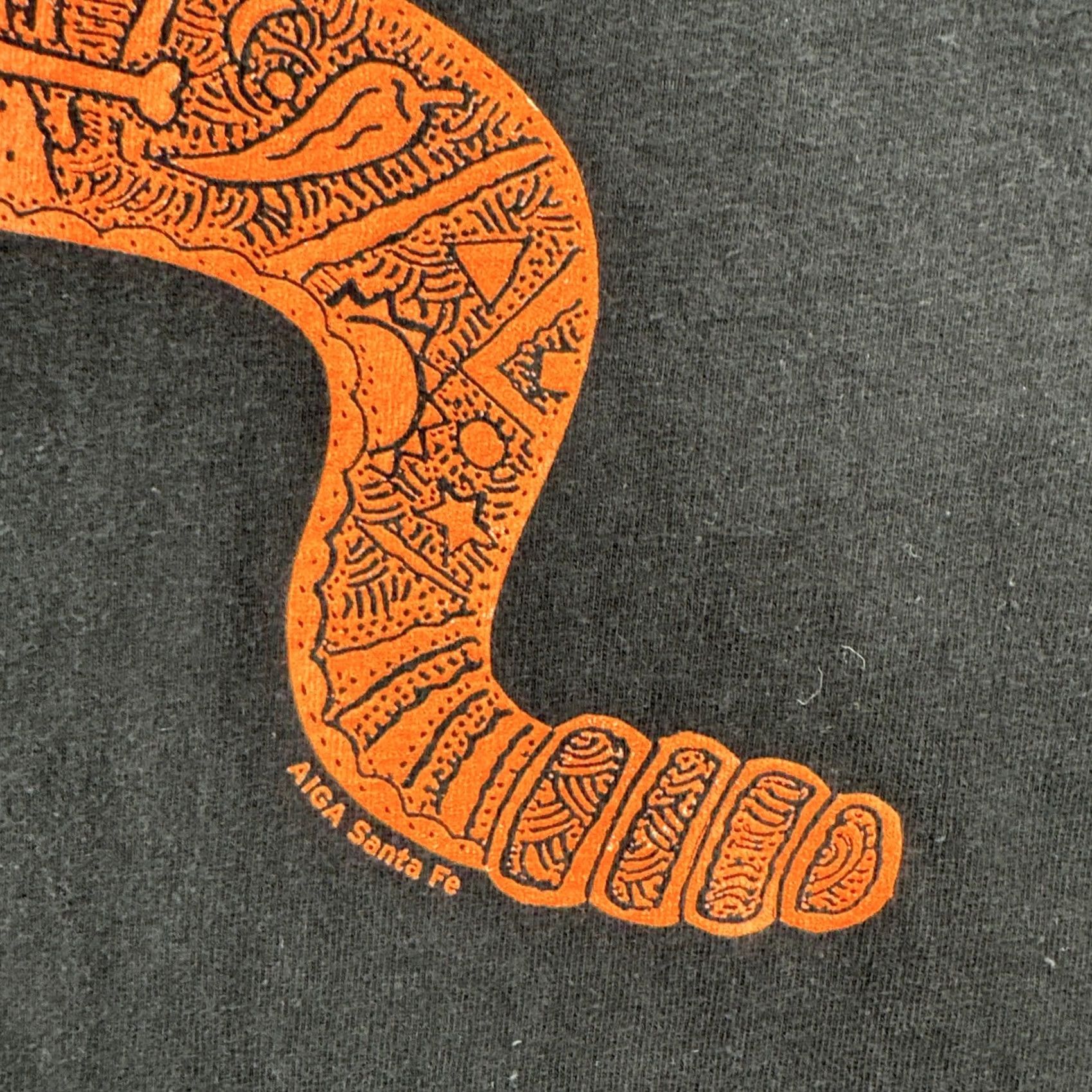 Hanes VINTAGE Hanes Beefy-T Shirt Large Black Rattlesnake Graphic Print Y2K Mens Size US L / EU 52-54 / 3 - 7 Thumbnail
