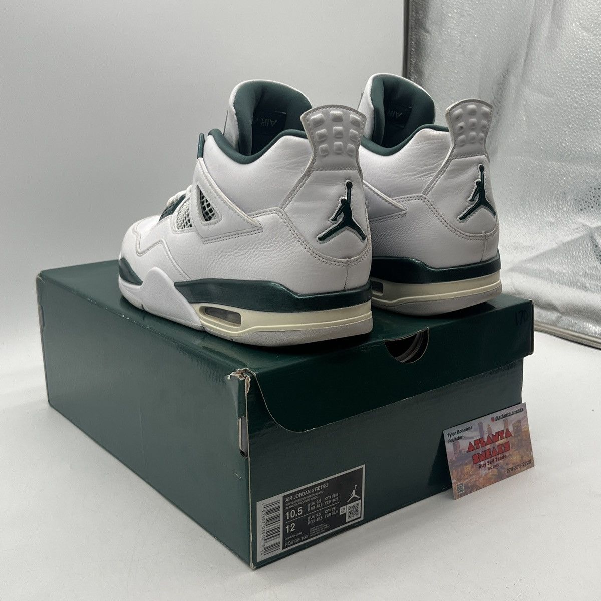 Jordan Brand Air Jordan 4 oxidized green Size US 10.5 / EU 43-44 - 4 Thumbnail
