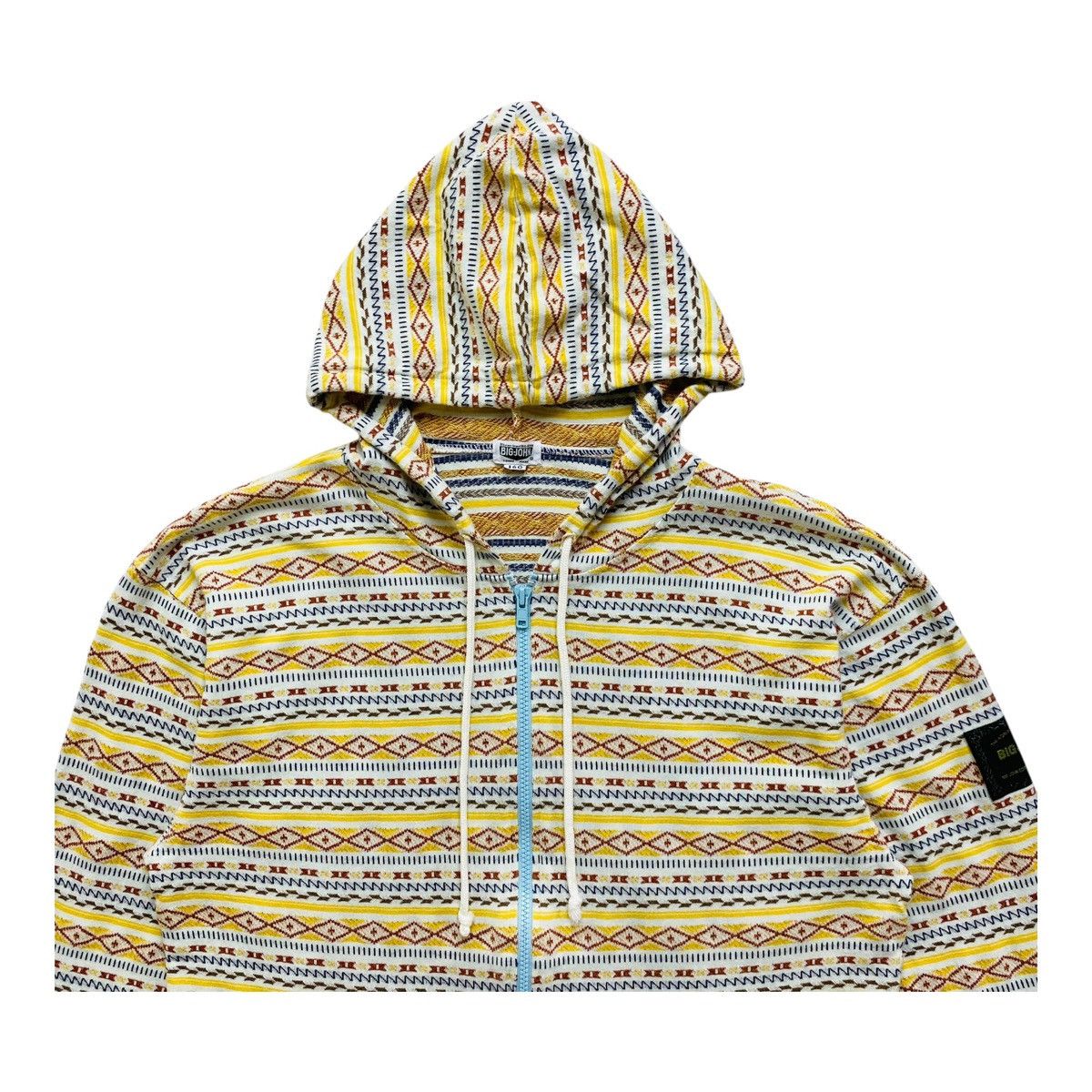 Big John Vintage Big John Tribal Pattern Hoodie Light Cotton Size 160 Size US S / EU 44-46 / 1 - 2 Thumbnail