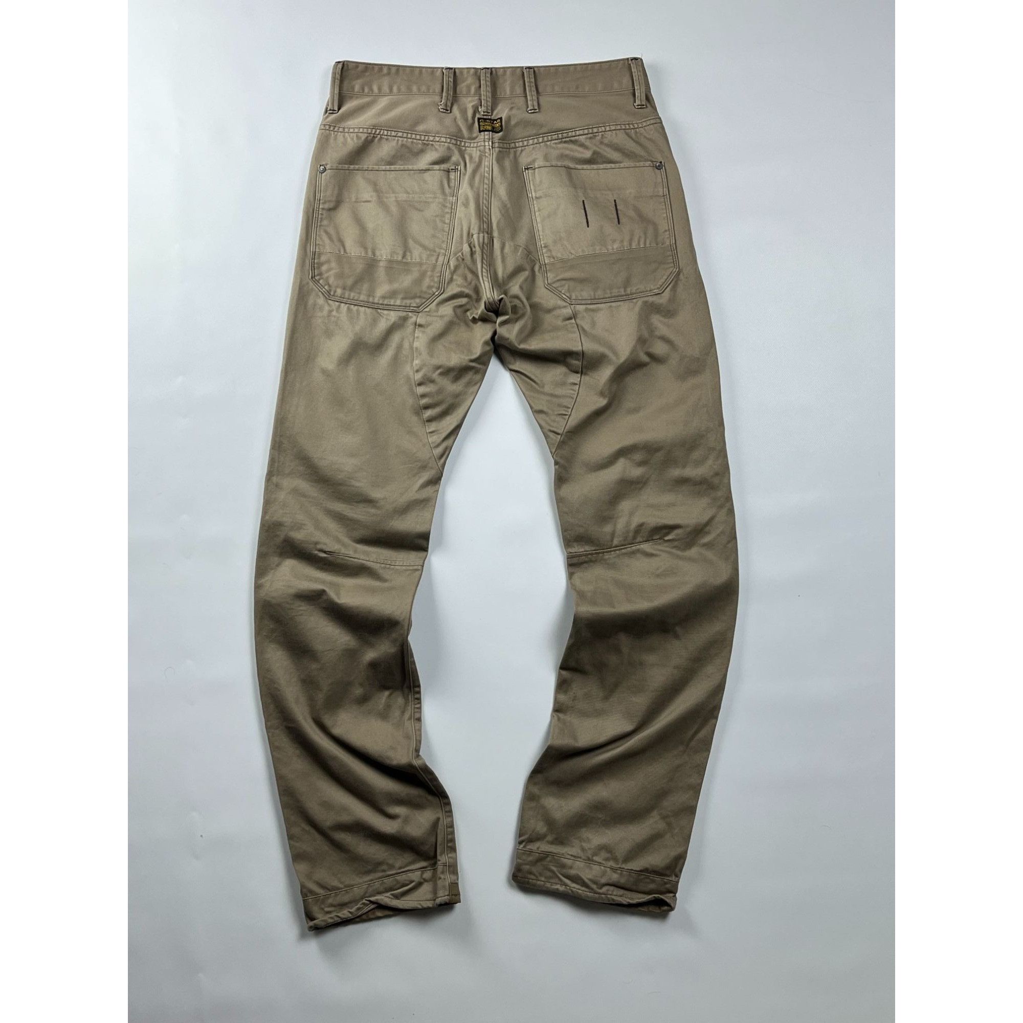 G-Star × Vintage G-Star Vintage Olive Green Double Knee Pants Size US 34 / EU 50 - 2 Thumbnail