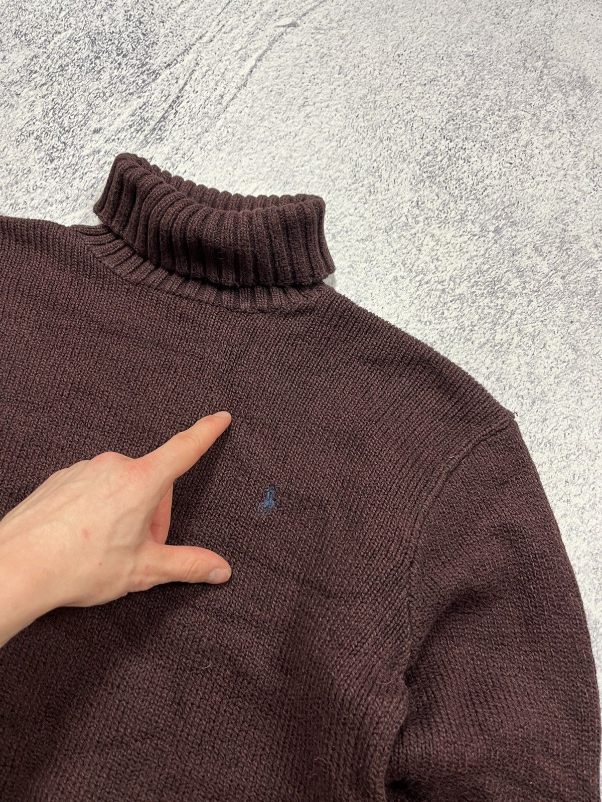 Polo Ralph Lauren Vintage Polo Ralph Lauren Cotton Turtle Neck Sweater Size US S / EU 44-46 / 1 - 6 Thumbnail