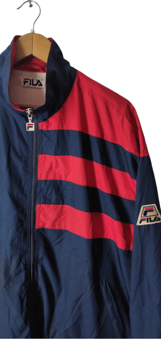 Fila VINTAGE FILA USA EMBROIDERY WINDBREAKER JACKET Size US L / EU 52-54 / 3 - 4 Thumbnail