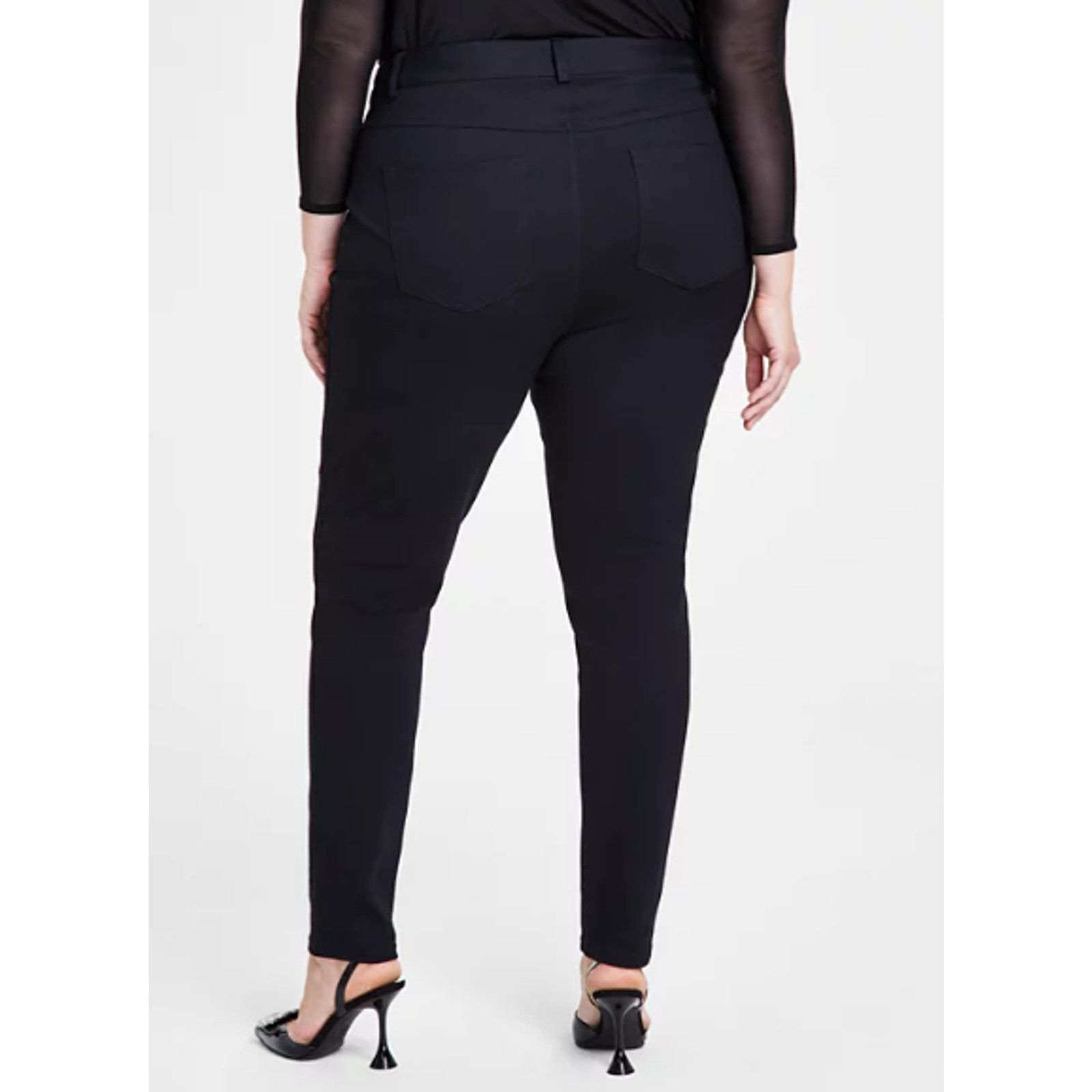 I.N.C New INC Womens Plus Size 26W Skinny Mid Rise Ponte Pants Size 42" / US 20 - 2 Thumbnail
