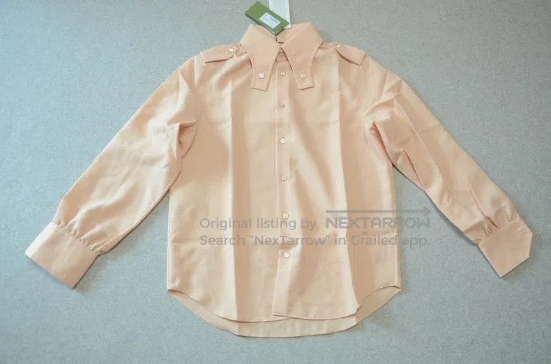 Gucci Gucci Size15+ Vintage silk shirt Size ONE SIZE - 1 Thumbnail