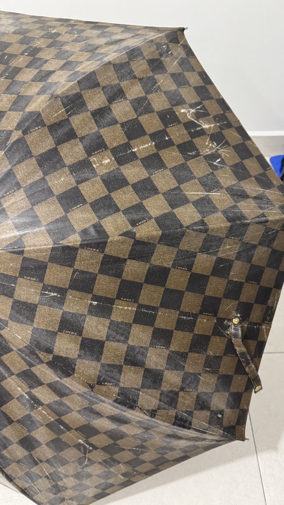Fendi Vintage Fendi Checkered Umbrella Size ONE SIZE - 10 Thumbnail
