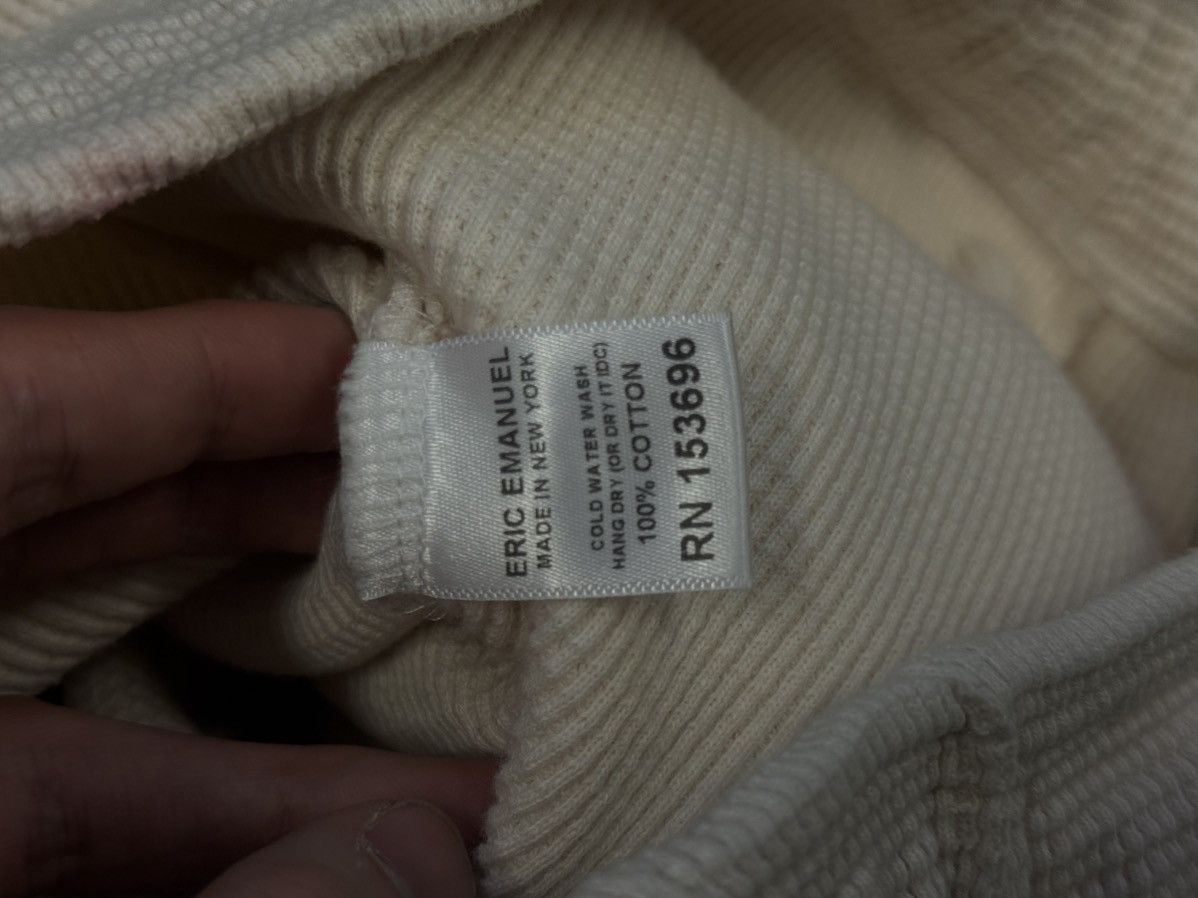 Eric Emanuel Eric Emanuel FW21 White/Brown Thermal Sweatpants Size (M) Size US 31 - 9 Thumbnail