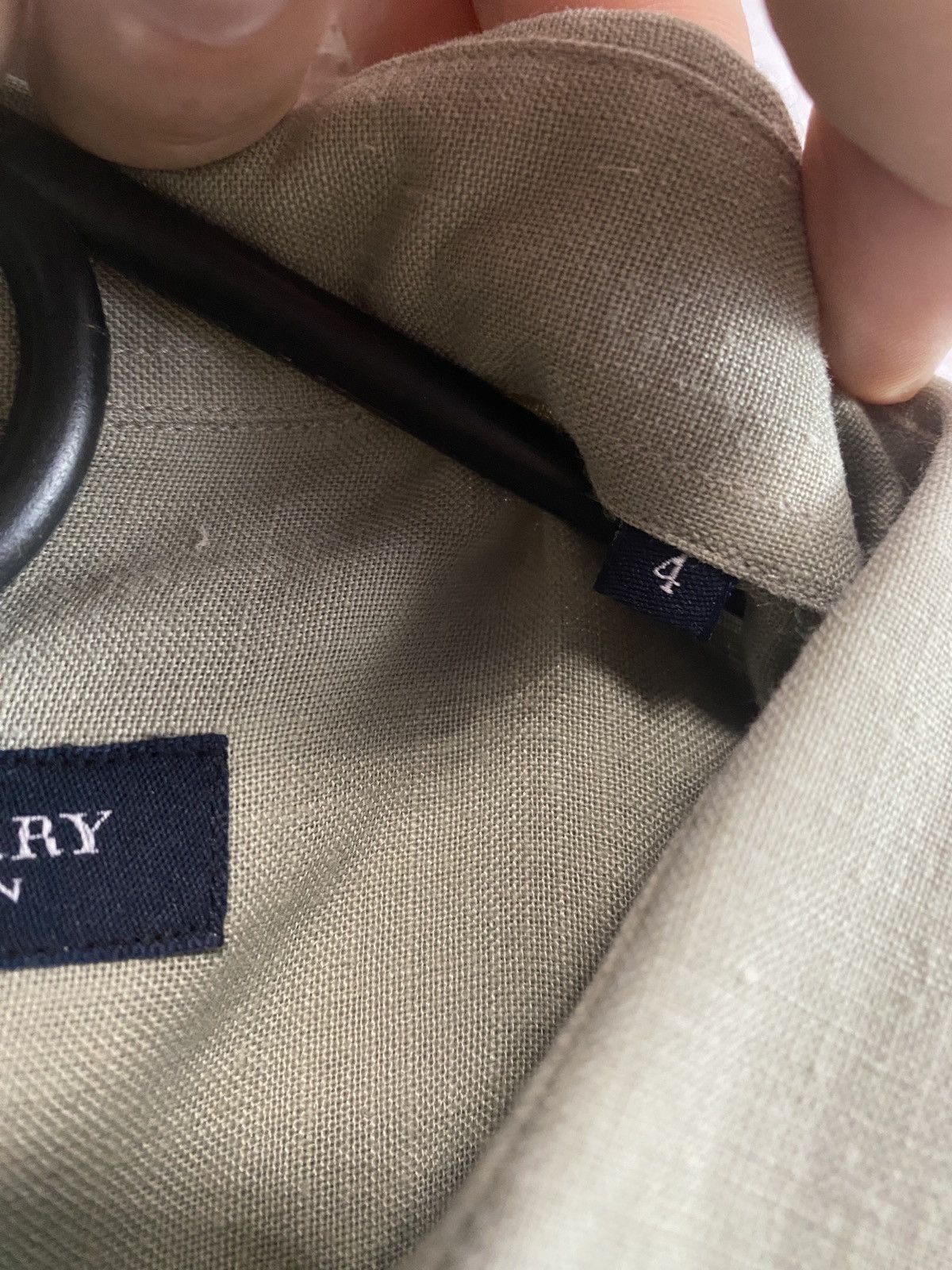 Vintage Vintage Burberry Linen Shirt Size US M / EU 48-50 / 2 - 4 Thumbnail