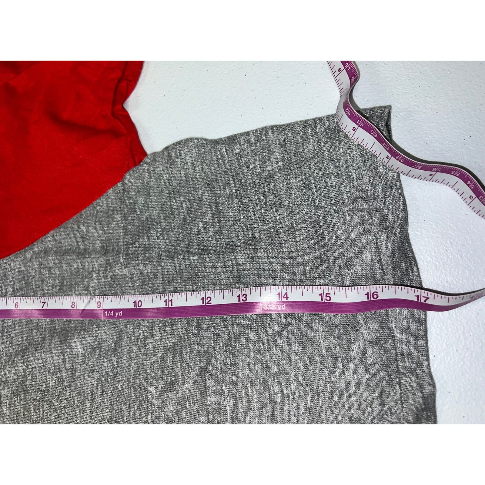 Other 80s Women's Vintage Sportswear Gray Red Crop Top Tee Women S Size S / US 4 / IT 40 - 8 Thumbnail