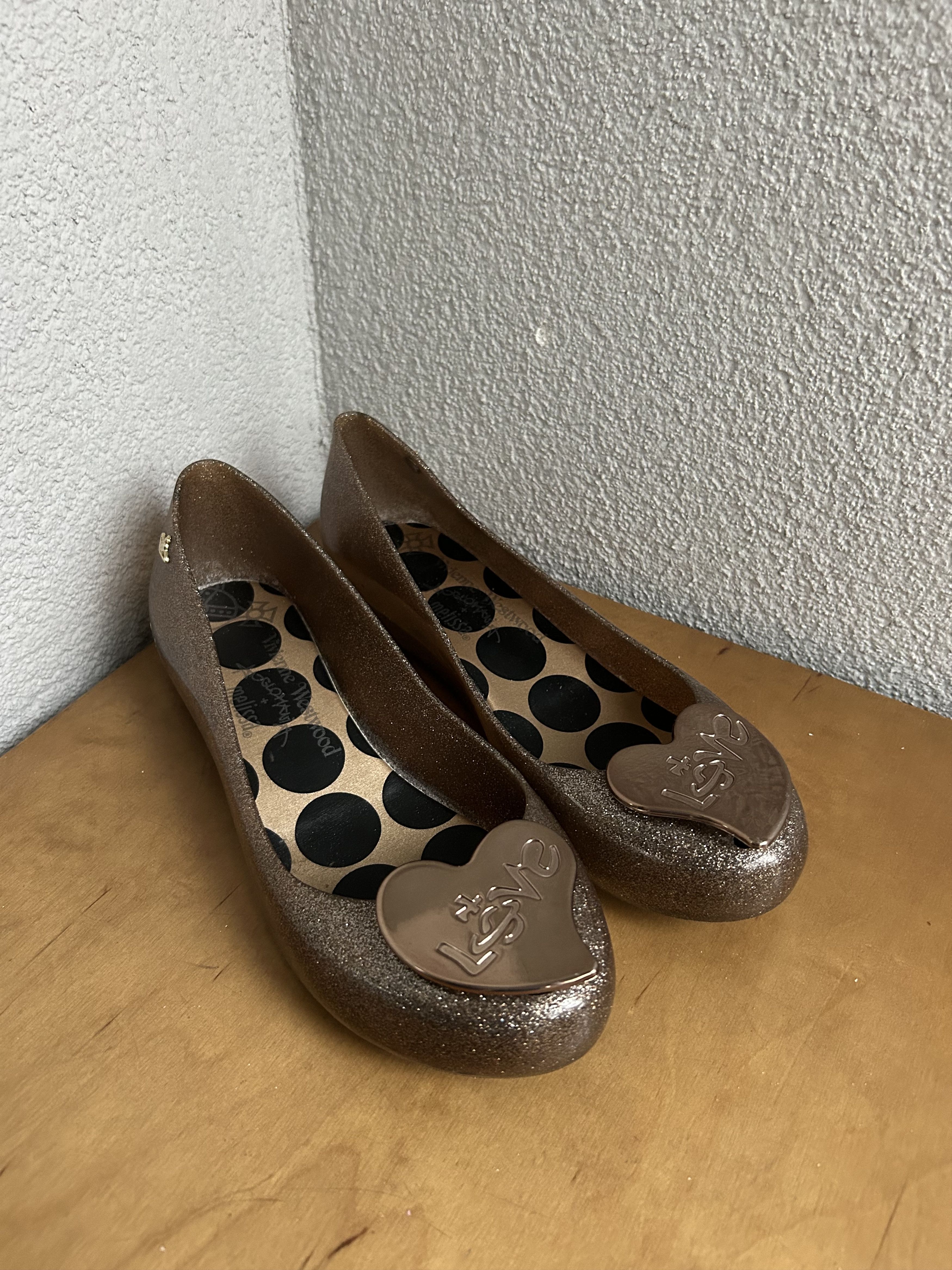 Melissa × Vivienne Westwood Vivienne Westwood x Melissa Anglomania Love ballet flats Size US 8 / IT 38 - 1 Thumbnail