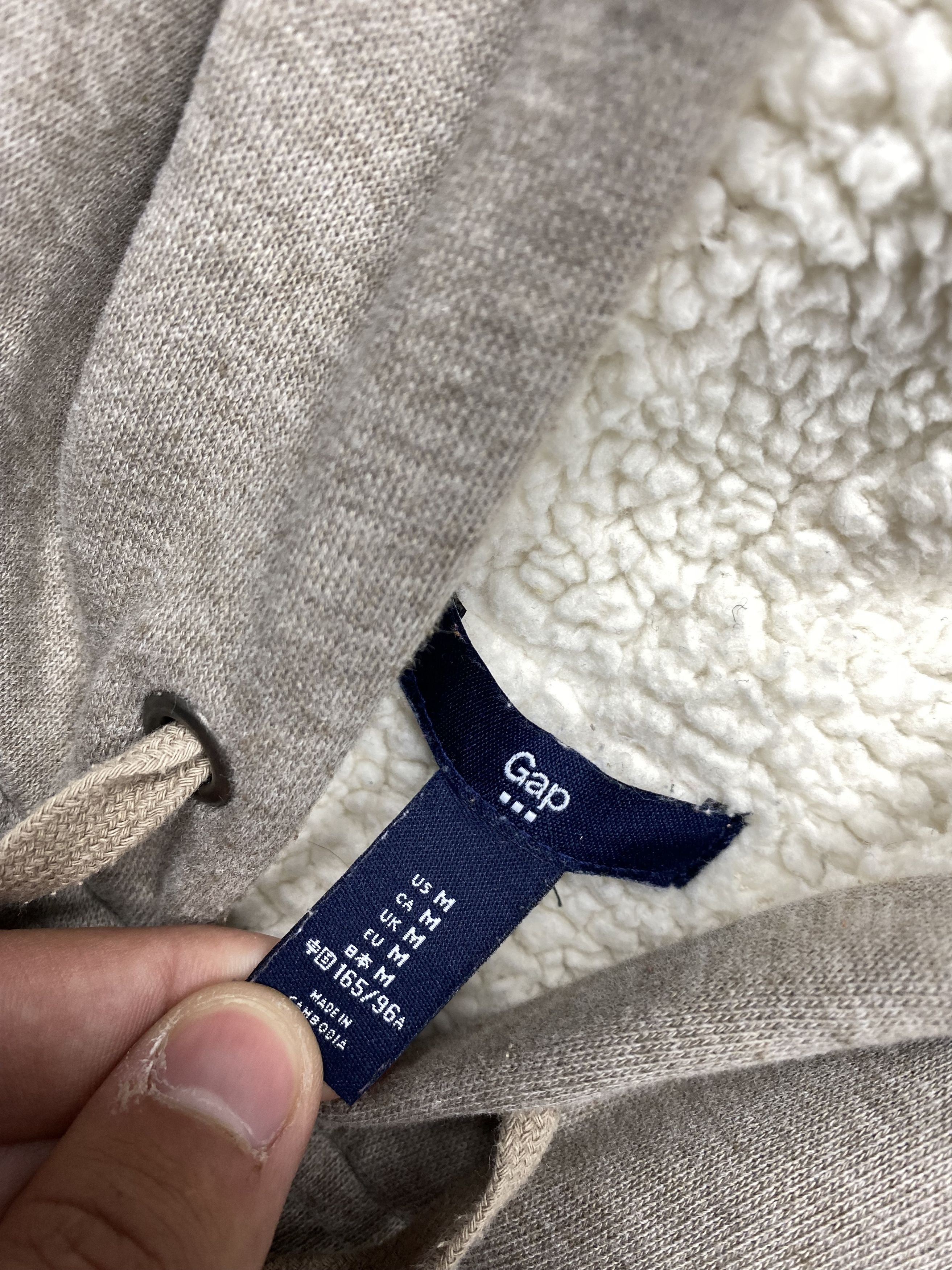 Gap × Vintage Gap Vintage Zip Hoodie Sherpa Size M / US 6-8 / IT 42-44 - 4 Thumbnail
