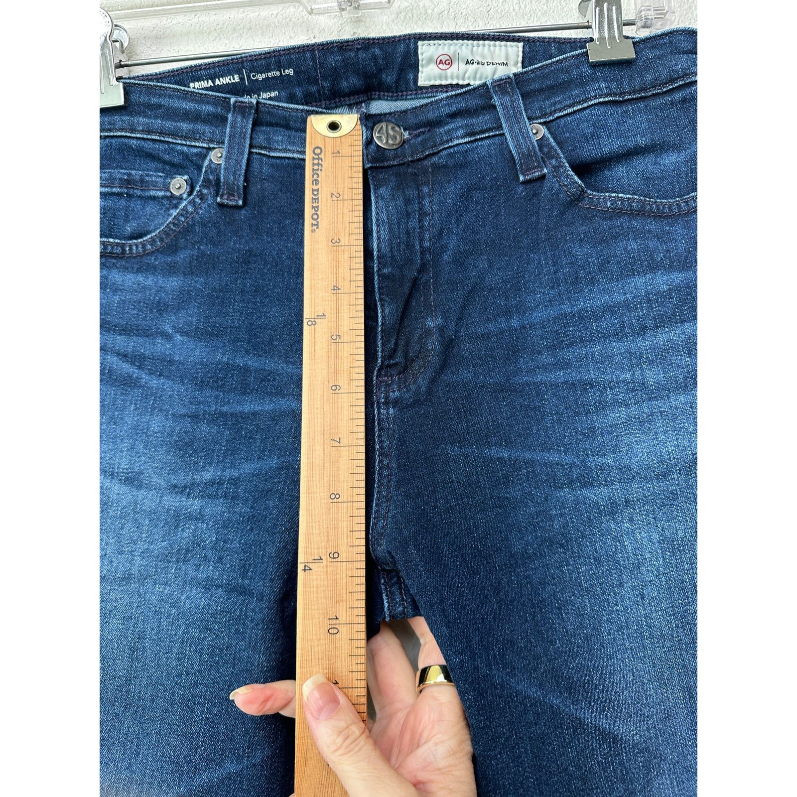 AG Adriano Goldschmied AG Prima Jeans Medium Dark Wash Womens US 28 Cigarette Size 28" / US 6 / IT 42 - 14 Thumbnail