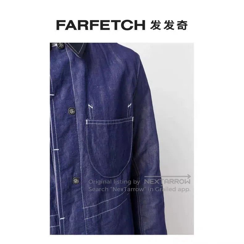 Junya Watanabe Junya Watanabe Stitched Single Breasted Denim Jacket Size US M / EU 48-50 / 2 - 9 Thumbnail