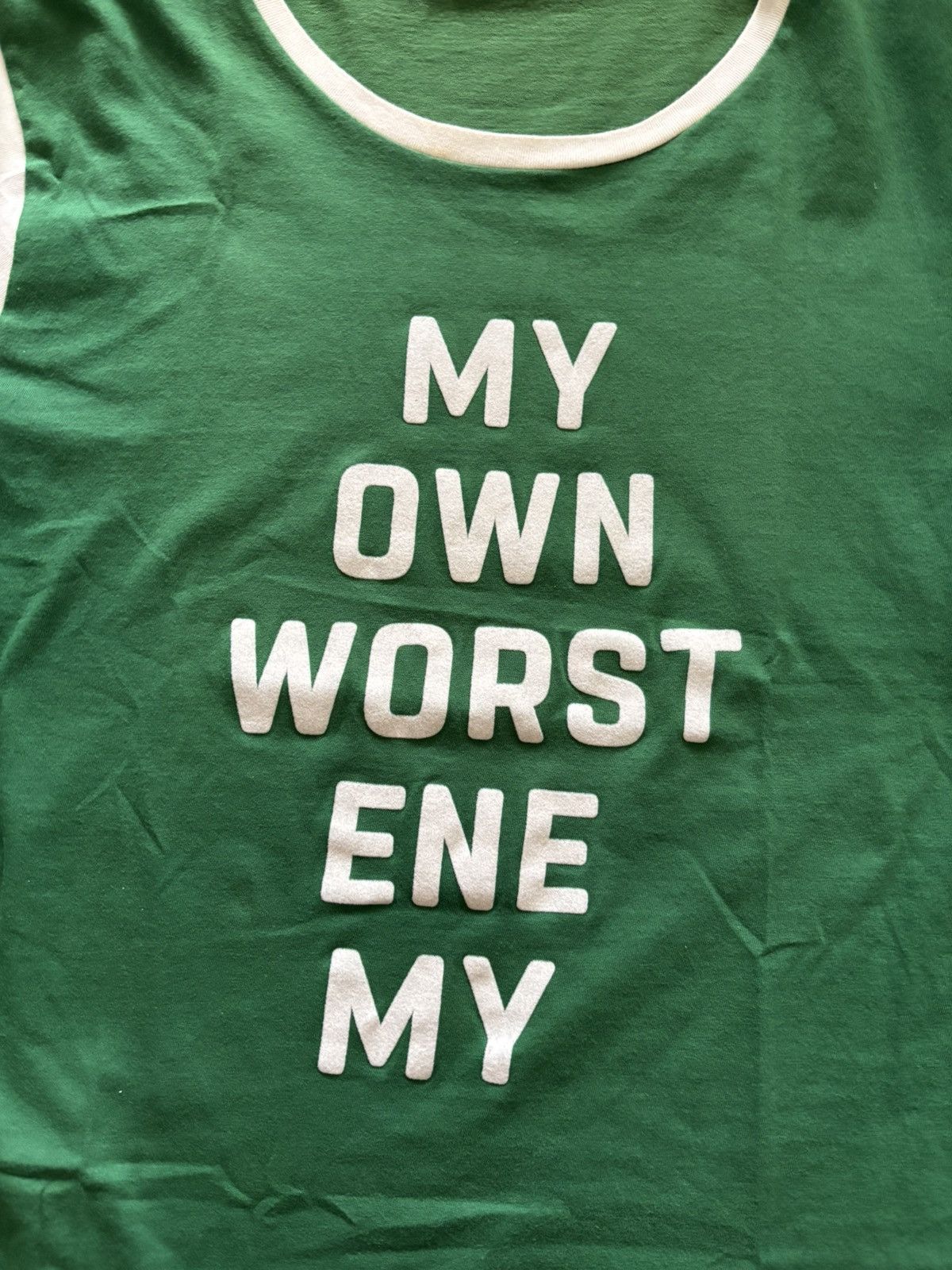 Celine celine SS20 my own worst enemy tee Size US XL / EU 56 / 4 - 2 Thumbnail