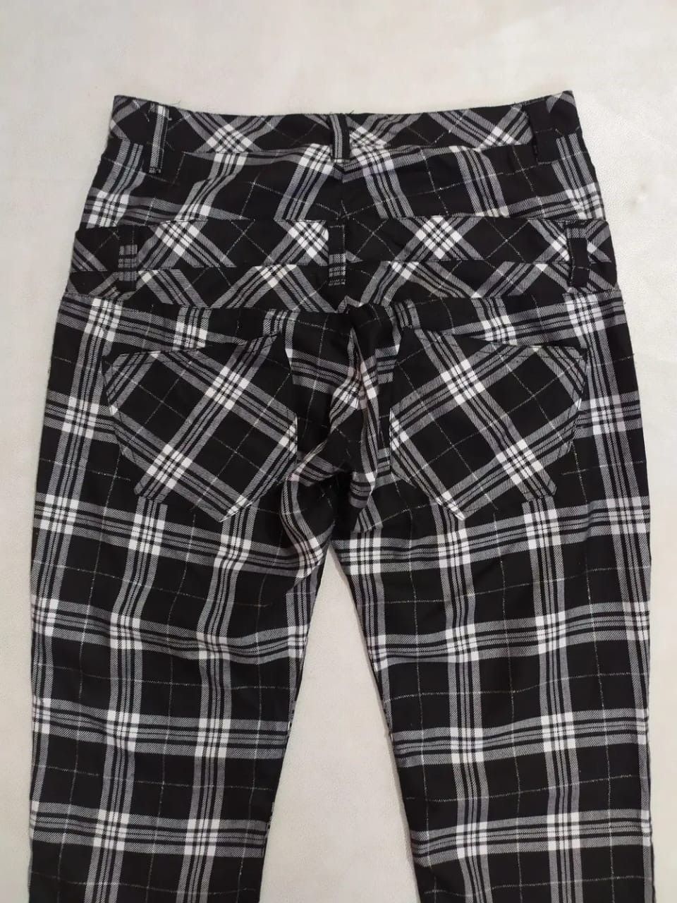 Japanese Brand Suggestion Check Pants Punk Bondage Zipper design Size US 31 - 8 Thumbnail