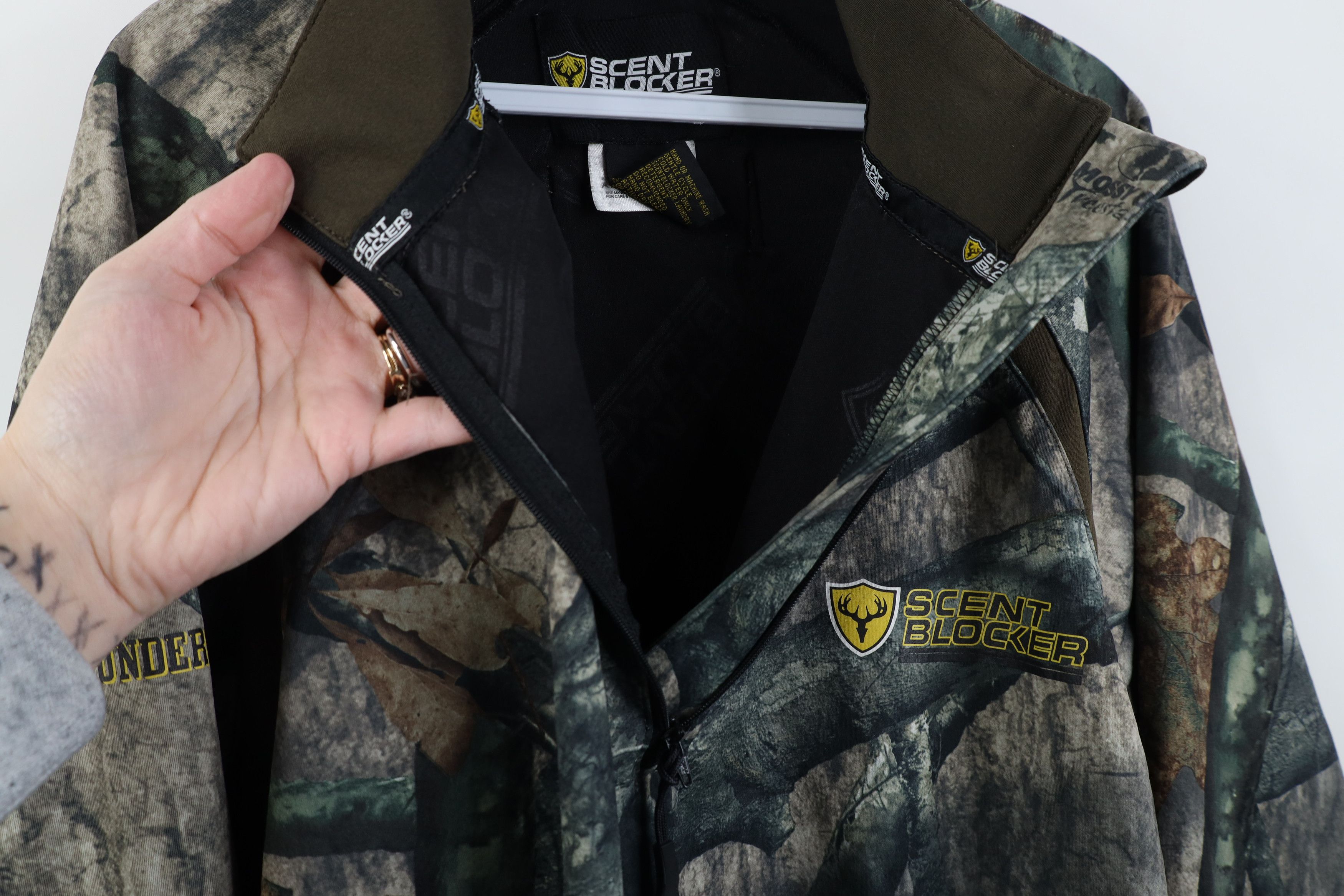 Vintage Vintage Scentblocker Mossy Oak Camouflage Pullover Jacket Size US XXL / EU 58 / 5 - 6 Thumbnail