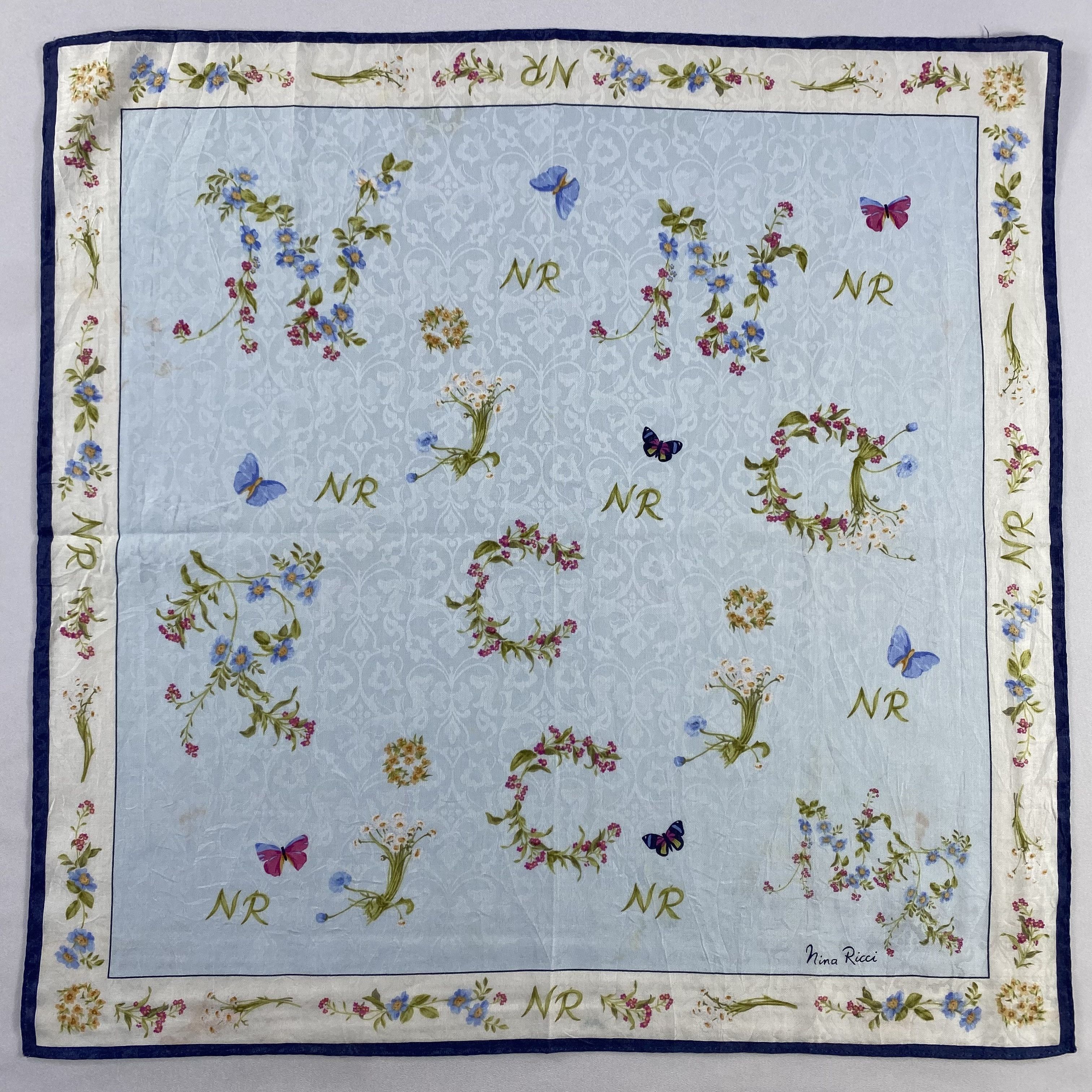 Nina Ricci × Vintage Nina Ricci Handkerchief / Neckerchief / Bandana-P602 Size ONE SIZE - 1 Thumbnail