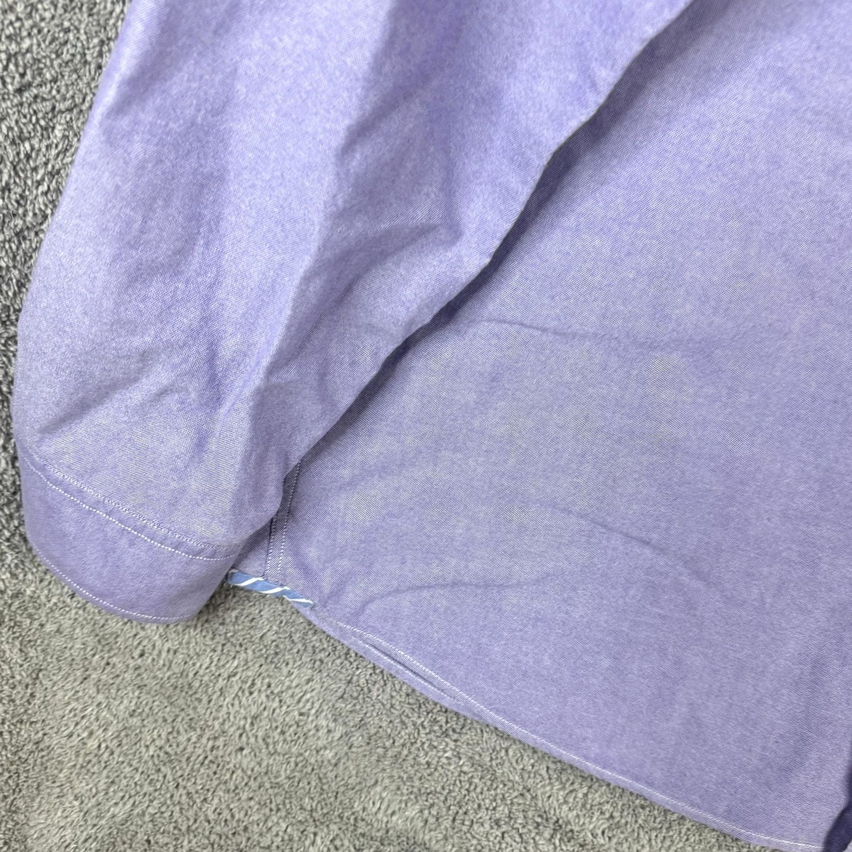 American Eagle Outfitters VINTAGE American Eagle Outfitters Shirt Mens 2XL Purple Solid Button-Front Long Sleeve Size US XXL / EU 58 / 5 - 2 Thumbnail
