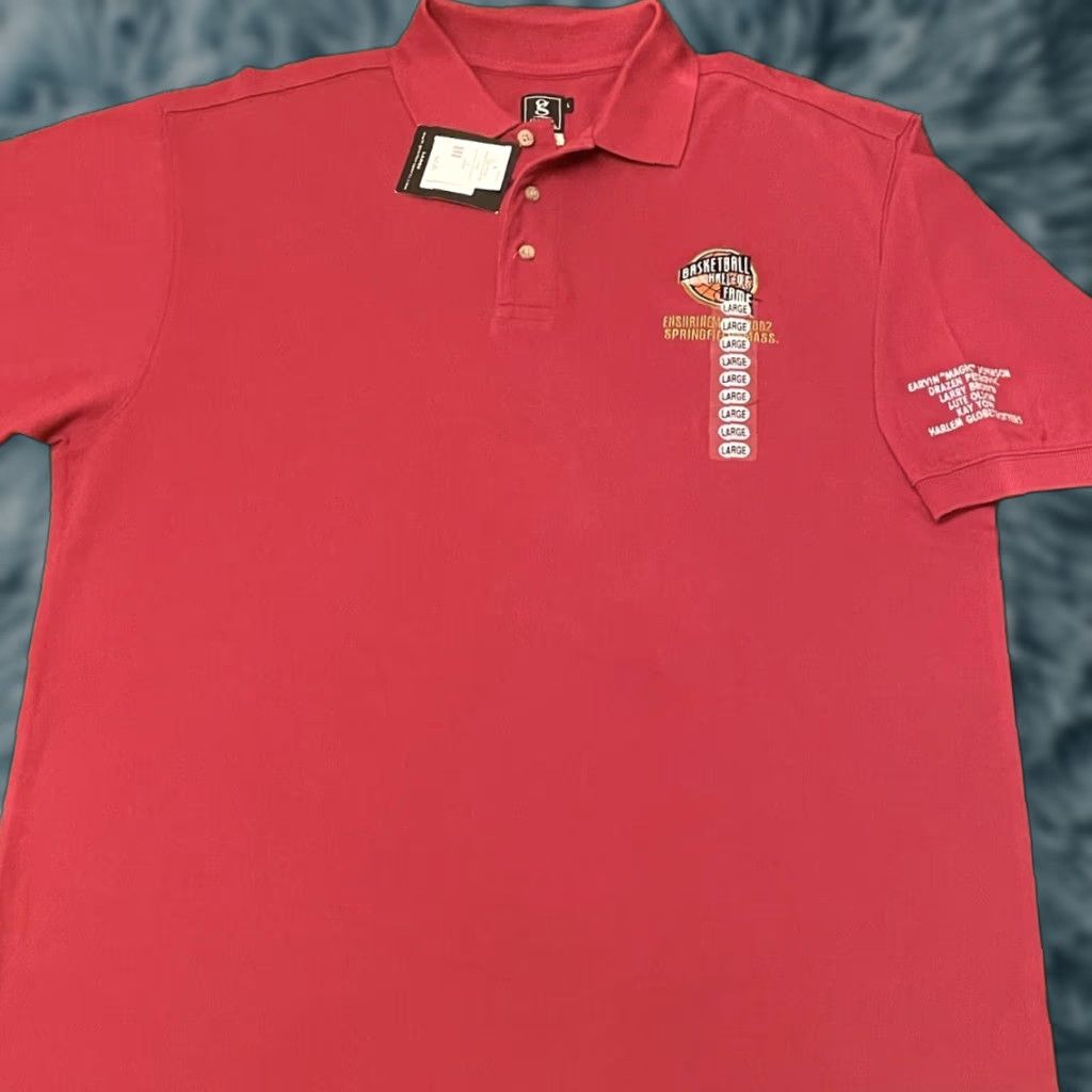 NBA VINTAGE NBA Basketball Hall Of Fame 2002 Polo Collared Shirt Mens Size L NWT Size US L / EU 52-54 / 3 - 1 Thumbnail