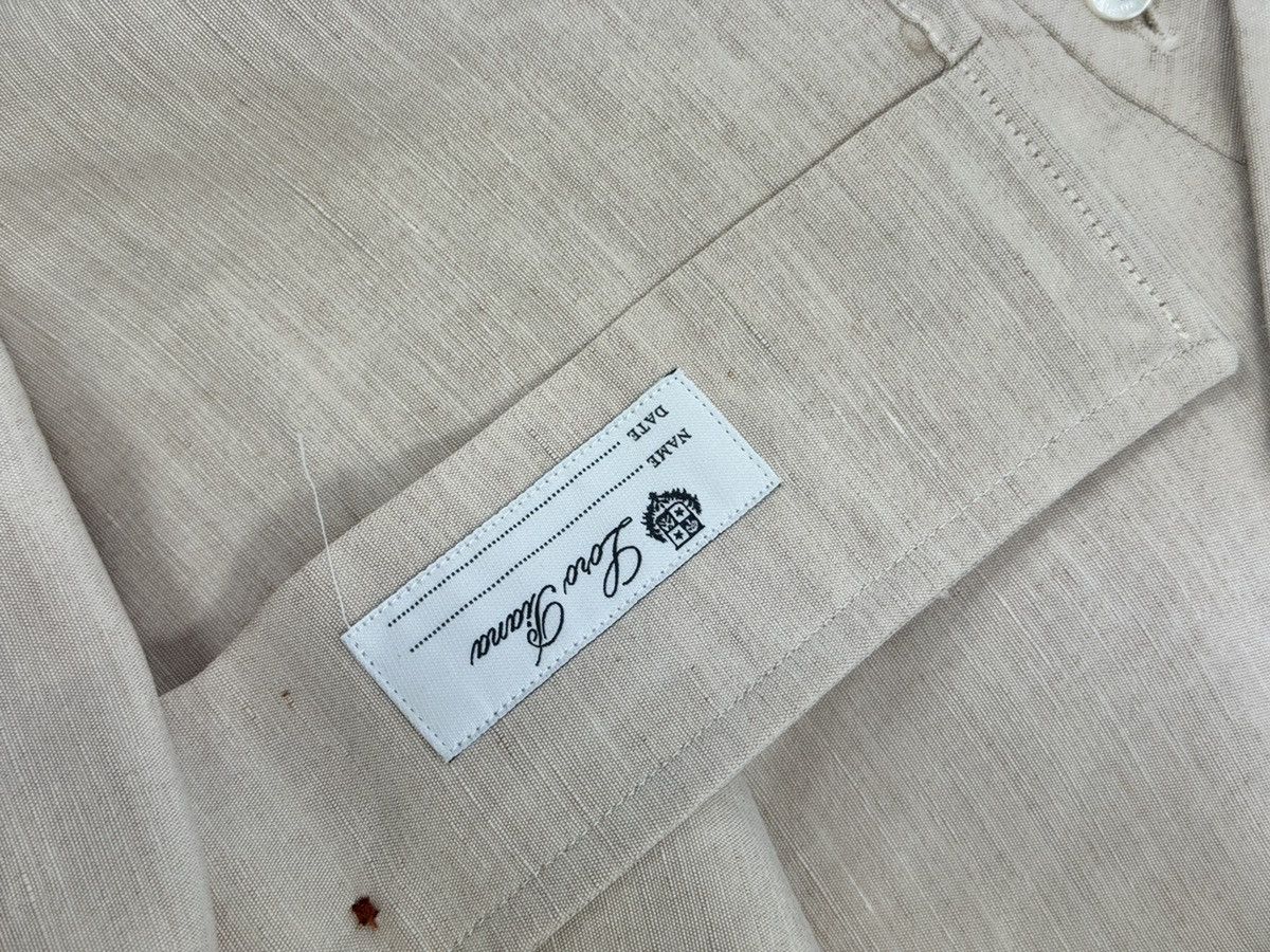 Loro Piana ANDRE LINEN SILK SHIRT Size US M / EU 48-50 / 2 - 6 Thumbnail
