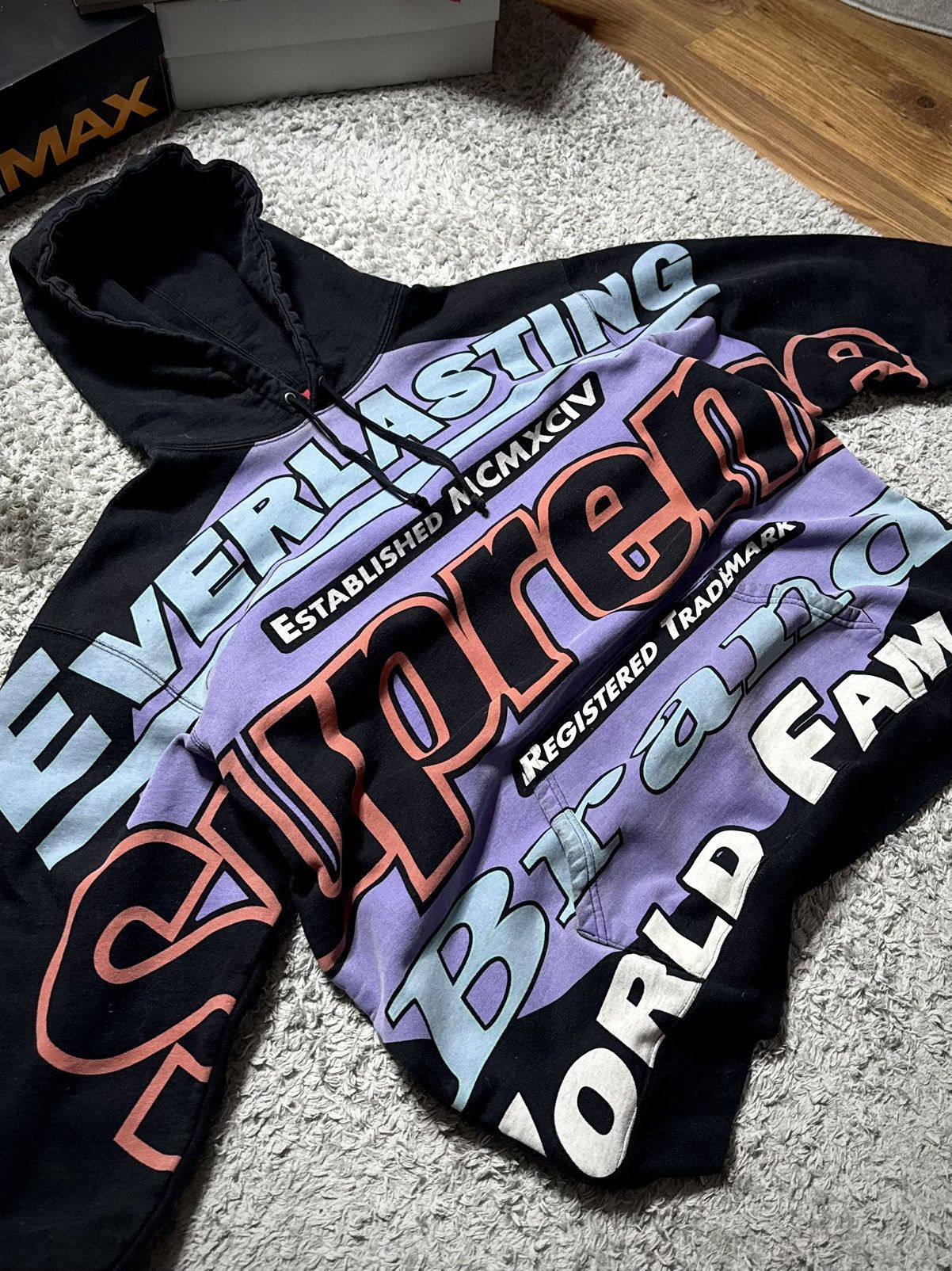 Supreme Supreme Everlasting Hoodie Rare Big Logo Vintage 00s Retro Size US XL / EU 56 / 4 - 3 Thumbnail