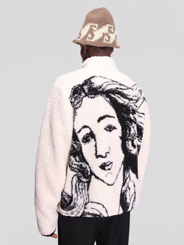 Stussy STUSSY VENUS JACQUARD SHERPA FLEECE JACKET Size US XL / EU 56 / 4 - 1 Thumbnail