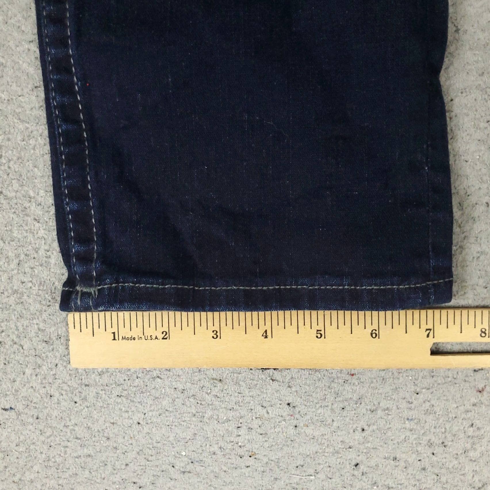 True Religion True Religion Jeans Mens 38x32 Blue Rocco Relaxed Skinny Pants Size US 38 / EU 54 - 6 Thumbnail