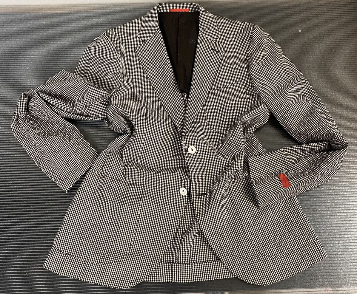 Isaia 🇮🇹 silk-wool 2 Btn 007 Capri leisure jacket 40 R NWT