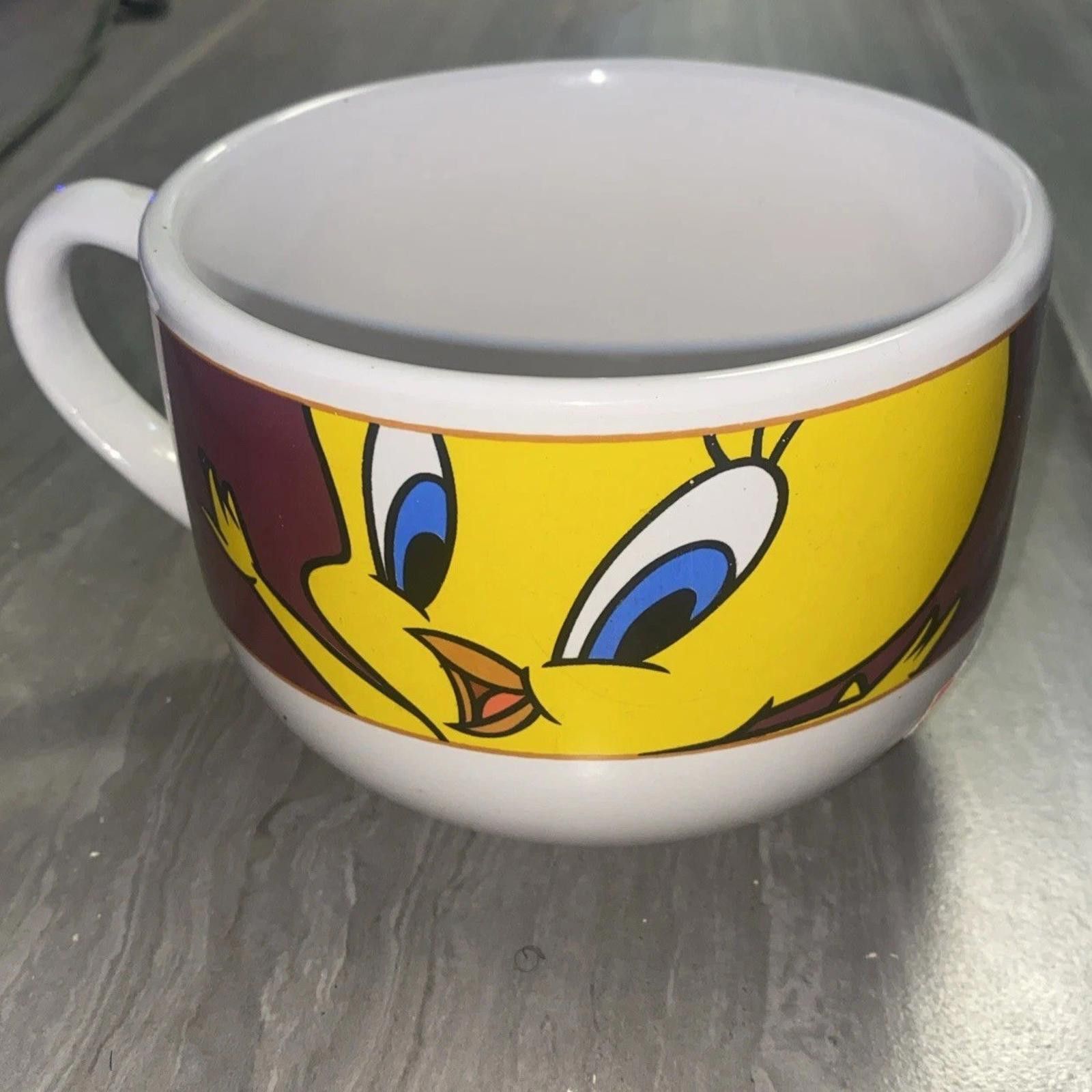 Other Vtg Looney Tunes Coffee Bowl Warner Bros 1998 Tweety Bird Size ONE SIZE - 1 Thumbnail