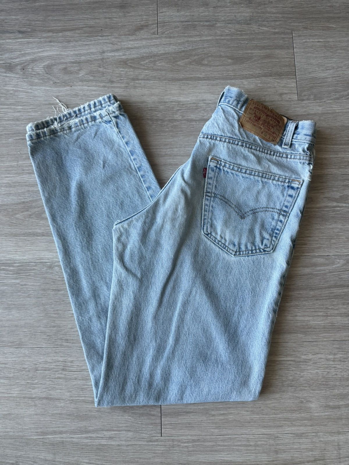 Levi's Vintage Clothing Vintage Levi’s 468 Relaxed Fit 32x34 Y2K Light Wash Red Tab Size US 32 / EU 48 - 13 Thumbnail