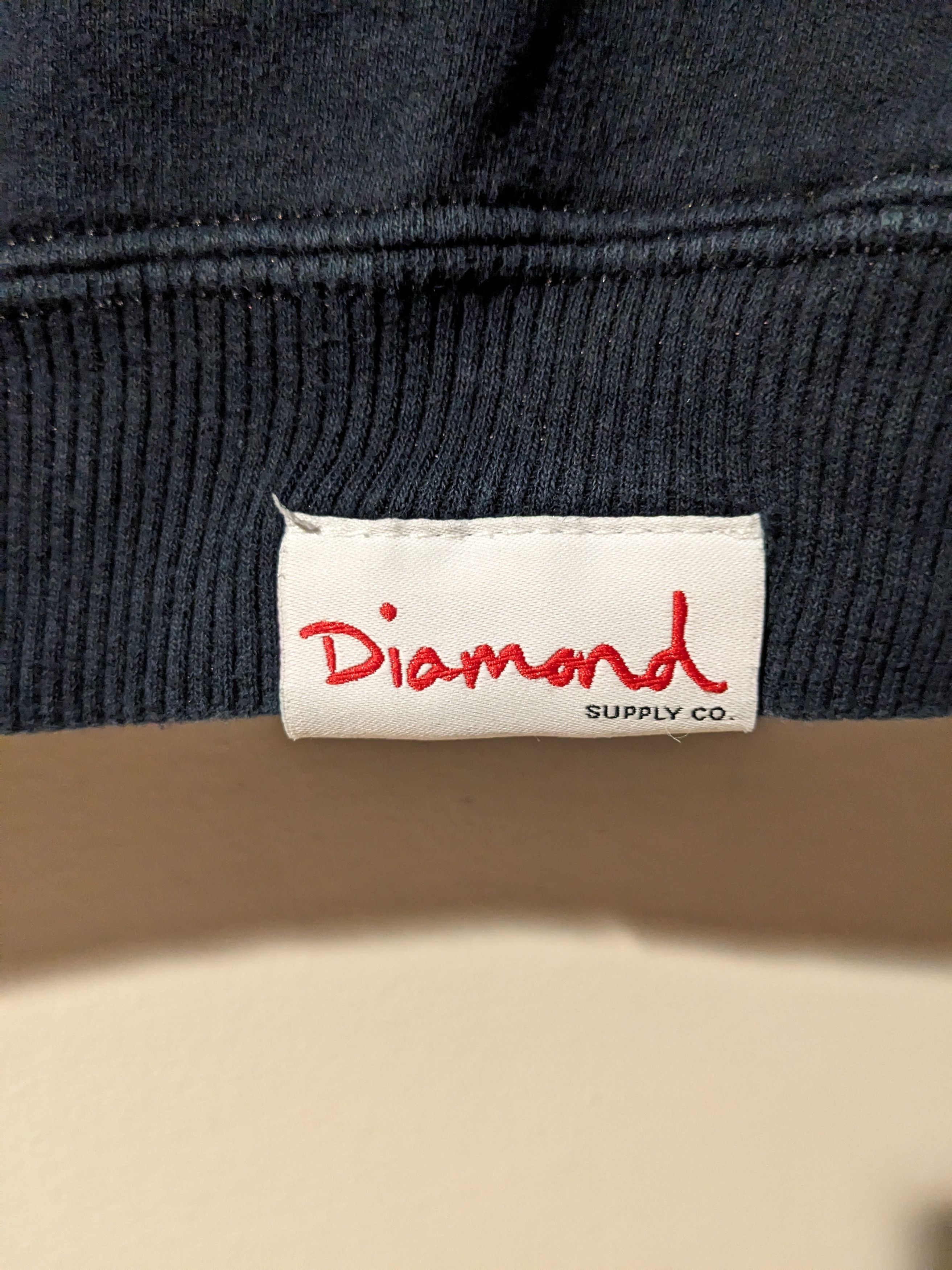Diamond Supply Co. × Vintage Vintage Y2K Diamond Supply Co Logo Black Small Sweatshirt Size US S / EU 44-46 / 1 - 3 Thumbnail