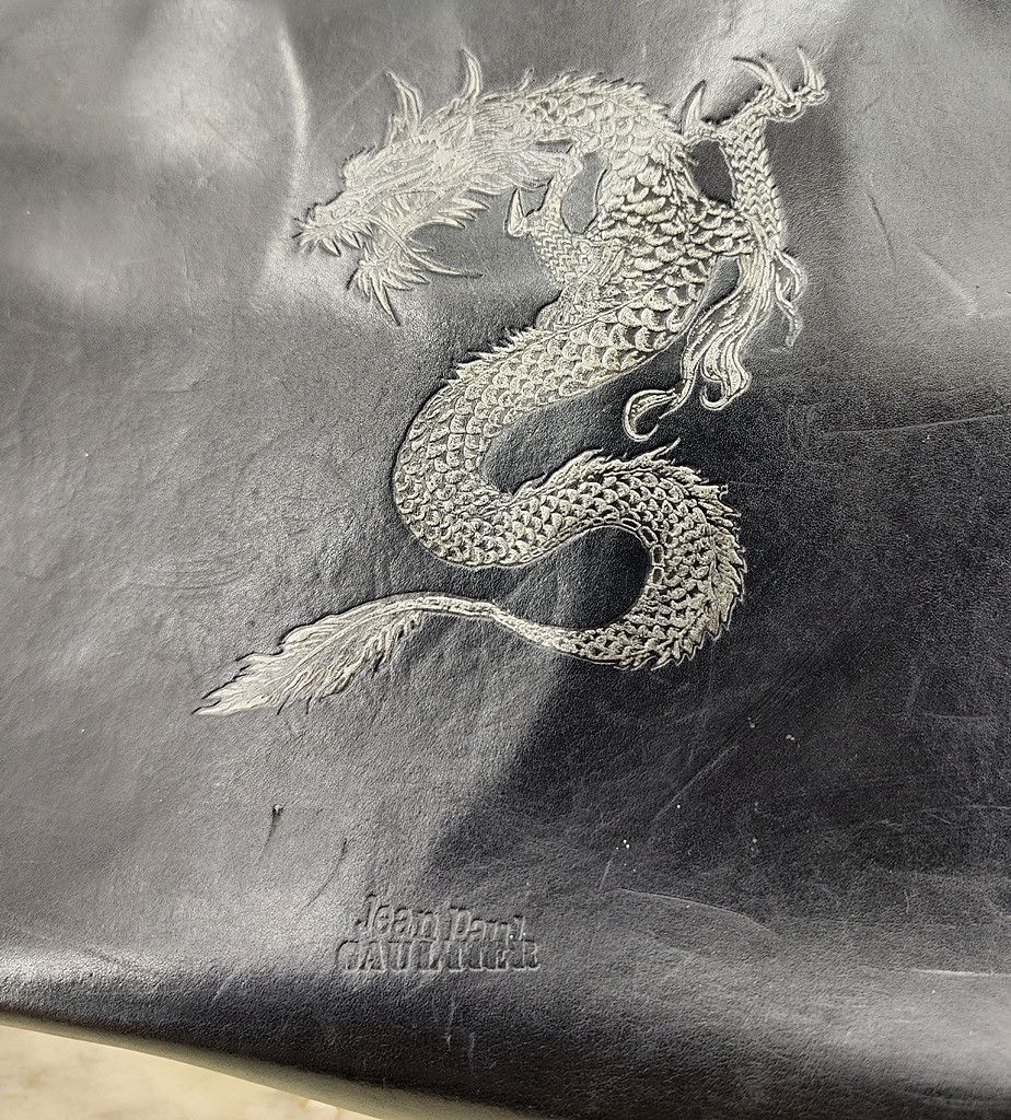 Jean Paul Gaultier Distressed JEAN PAUL GAULTIER dragon tatoo leather tote bag Size ONE SIZE - 6 Thumbnail