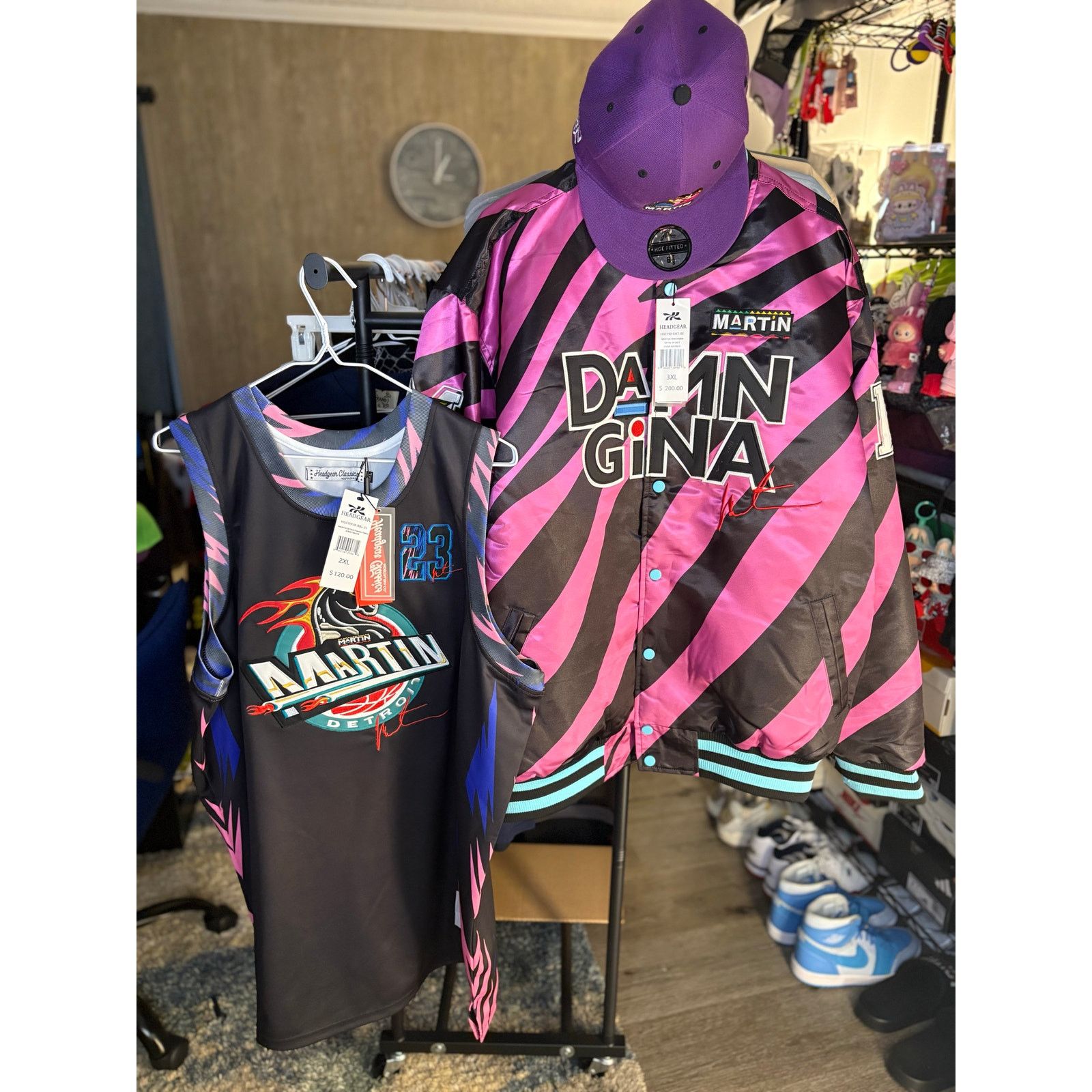 Other NEW 3 Piece Set!! 2XL Martin Jersey, 3XL Jacket, & 6 7/8 Hat Size US XXL / EU 58 / 5 - 2 Thumbnail