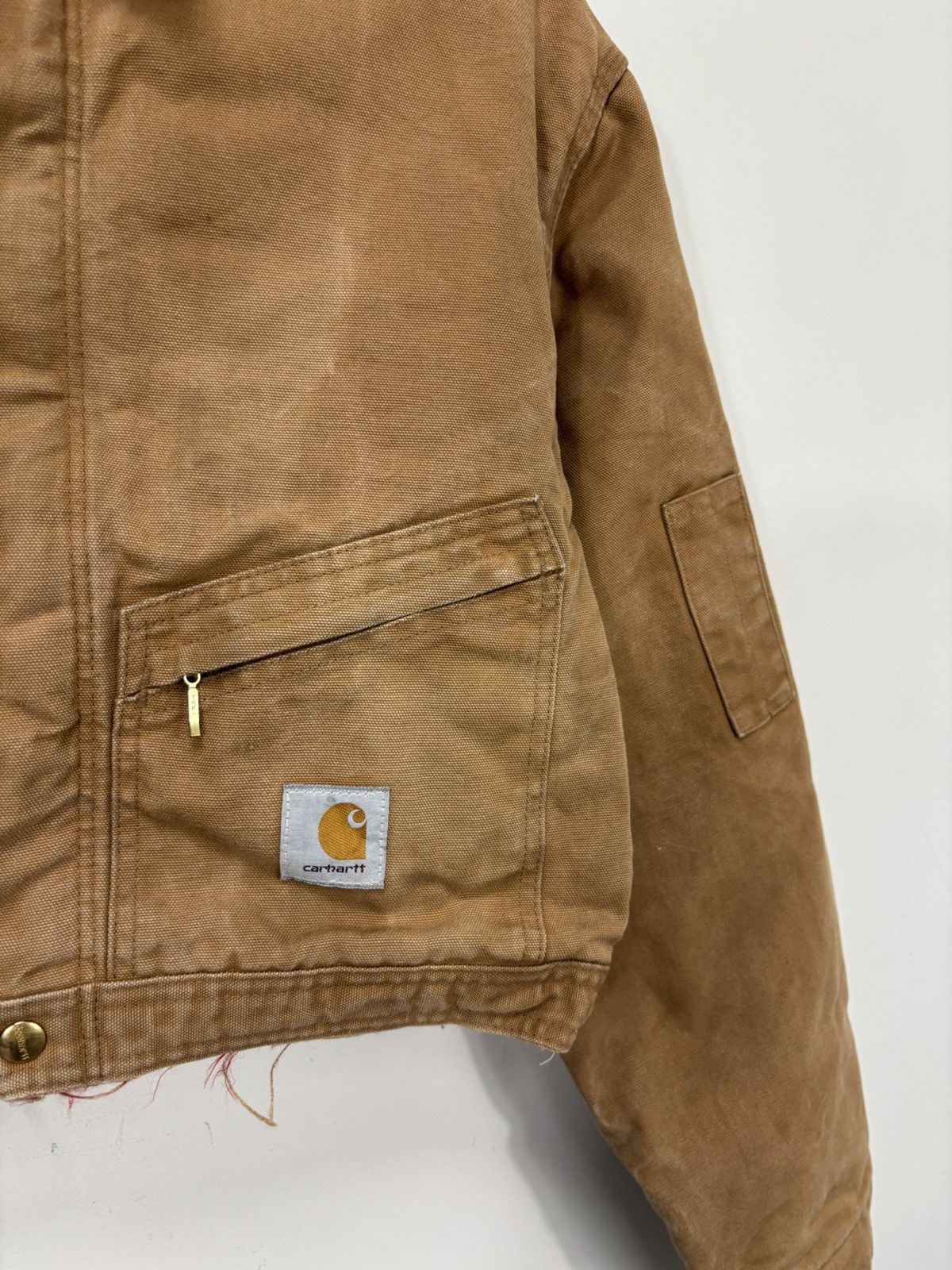 Carhartt Vintage Carhartt Workwear Orange/Brown Boxy Cropped Jacket Size US M / EU 48-50 / 2 - 5 Thumbnail