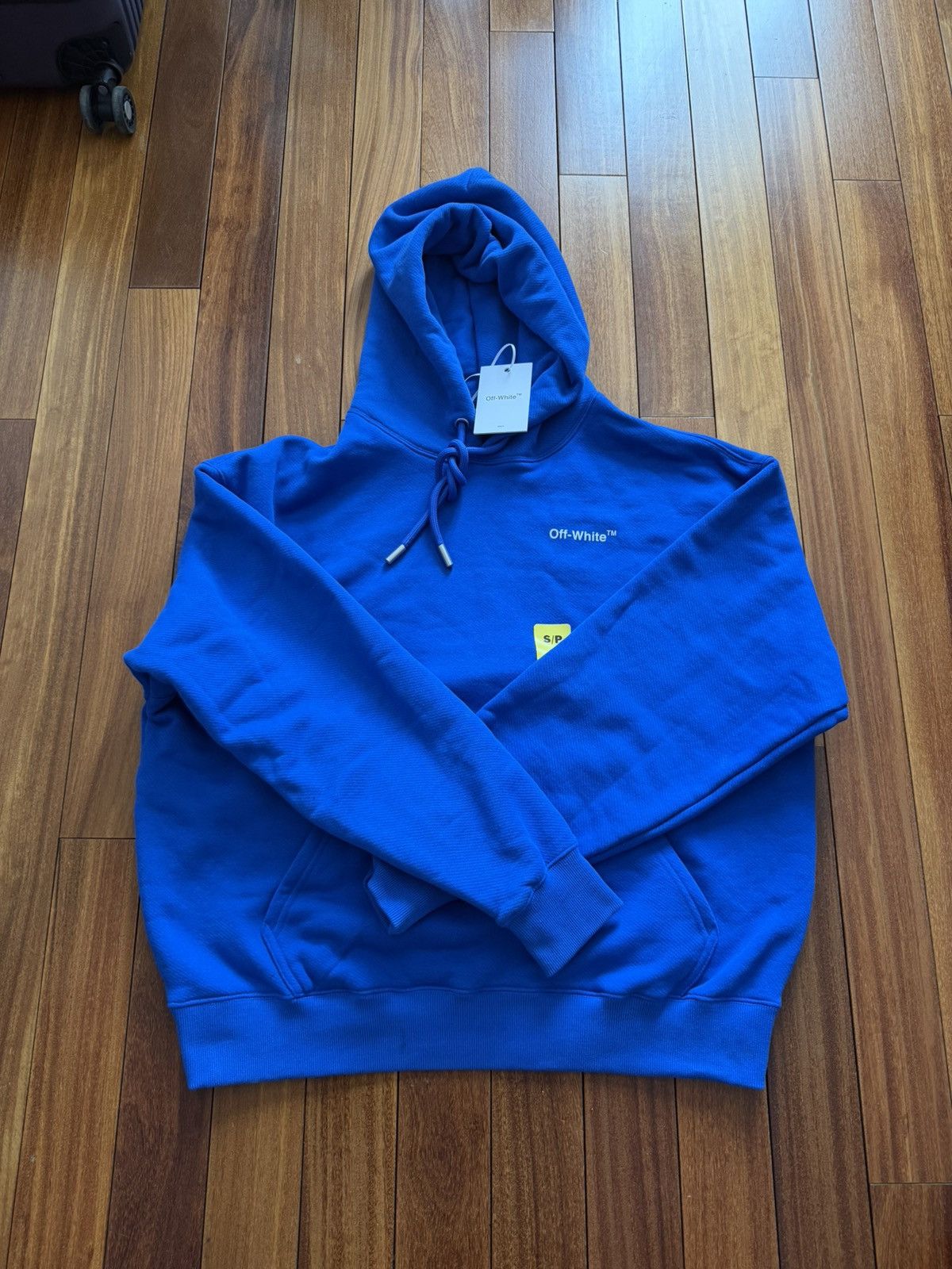 Off-White Costco x Off White Hoodie Blue Size US S / EU 44-46 / 1 - 1 Thumbnail