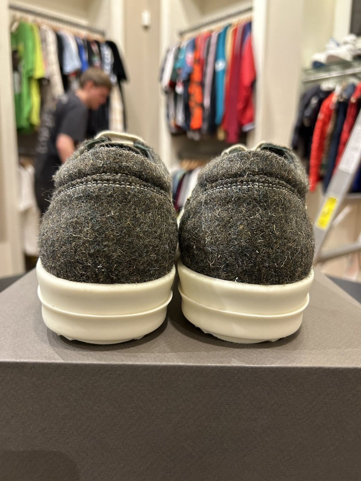 Rick Owens Rick Owens Wool Vintage Low Sneaker Size US 8 / EU 41 - 3 Thumbnail