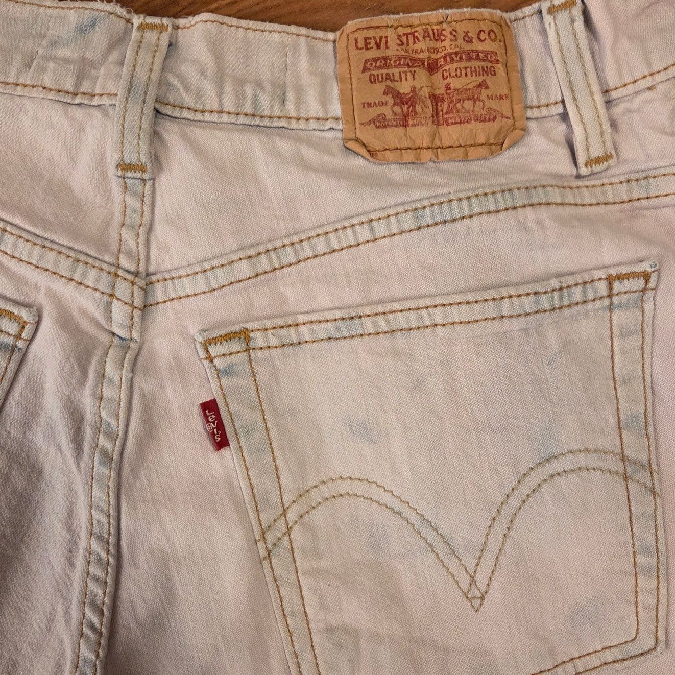 Levi's Levi's 550 Relaxed Tapered Denim Shorts - Size 8 Size 30" / US 8 / IT 44 - 5 Thumbnail