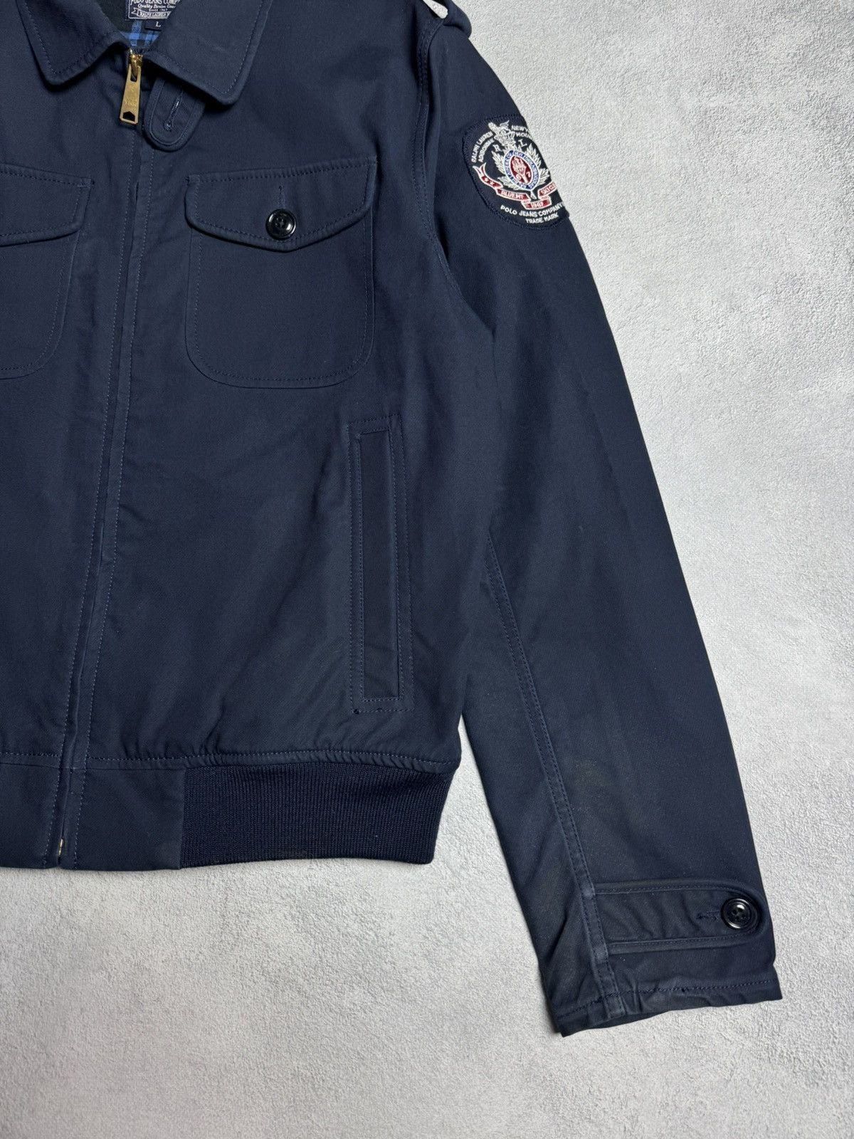 Polo Ralph Lauren Polo Jeans Company Cotton Bomber Jacket Size US L / EU 52-54 / 3 - 6 Thumbnail