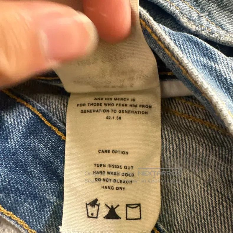 Fear of God Fear of God Blue water ripple jeans Size US 29 - 9 Thumbnail