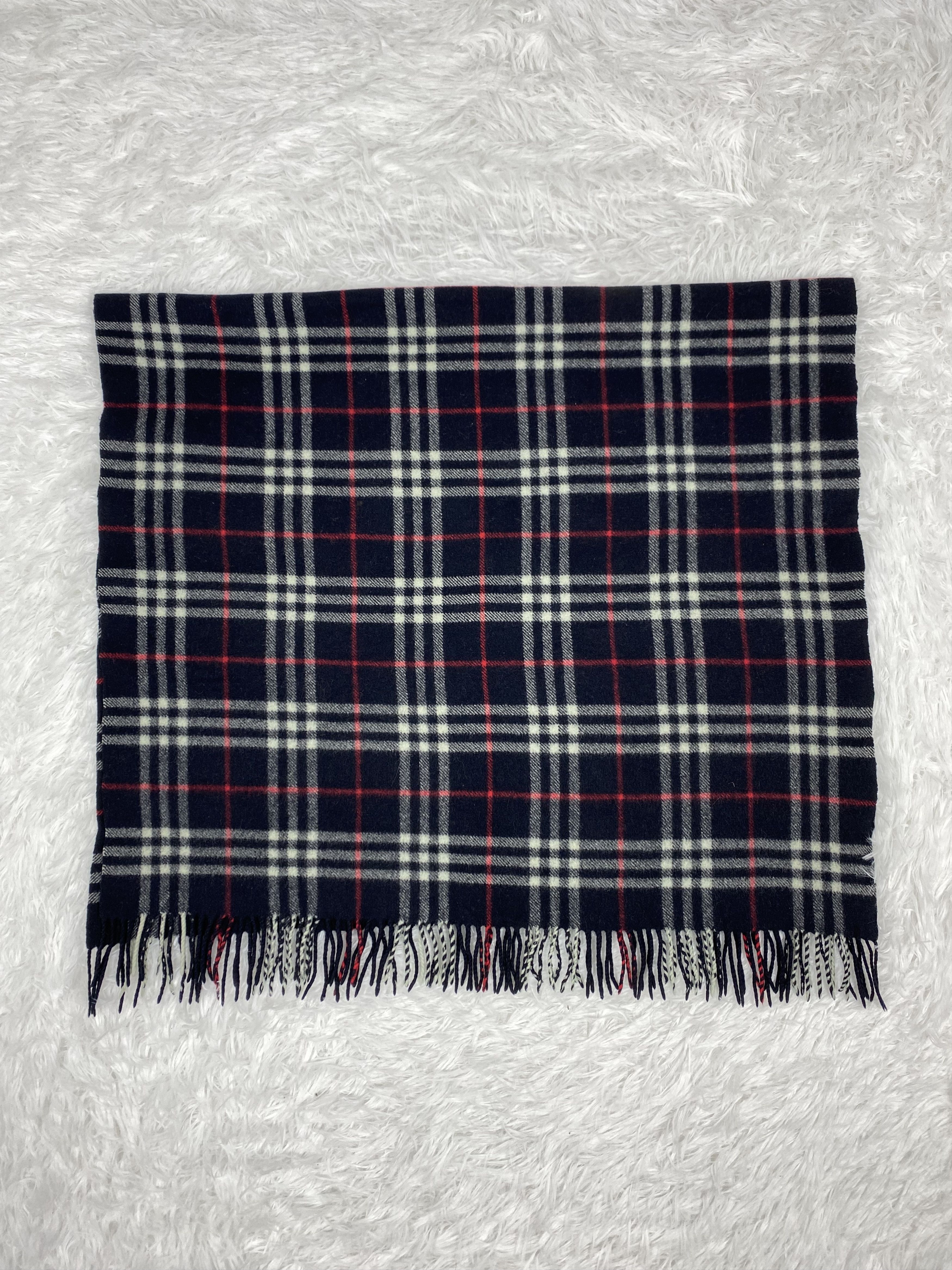 Japanese Brand Vintage Wide Cashmere Scarf / Muffler Neckwear PM0148 Size ONE SIZE - 2 Thumbnail
