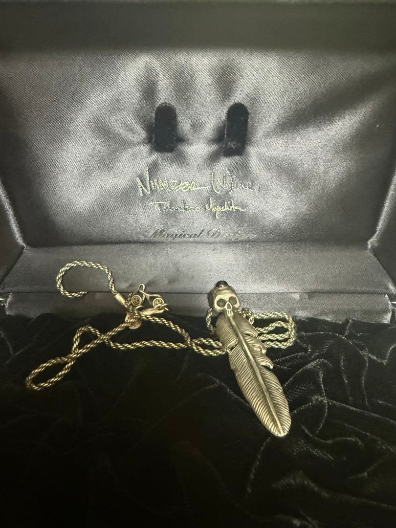 Magical Design × Number (N)ine N(N) x Magical Design Skull Feather Necklace Size ONE SIZE - 3 Thumbnail